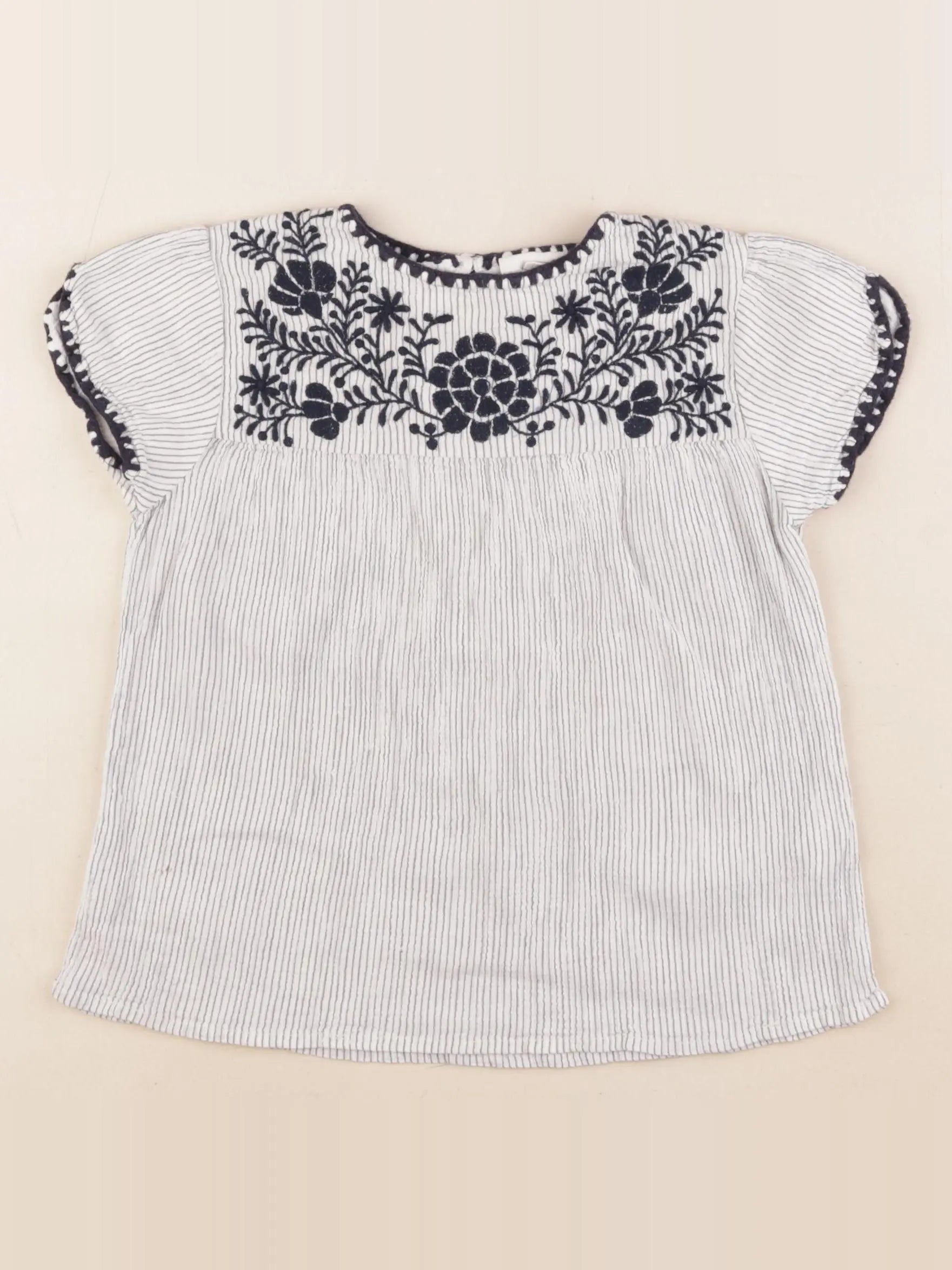 Louis Louise - blouse bleu - 6 ans