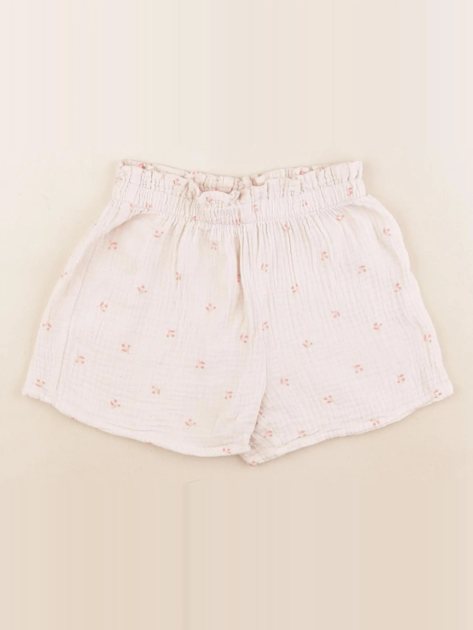 Zara - short beige, rose - 6 ans