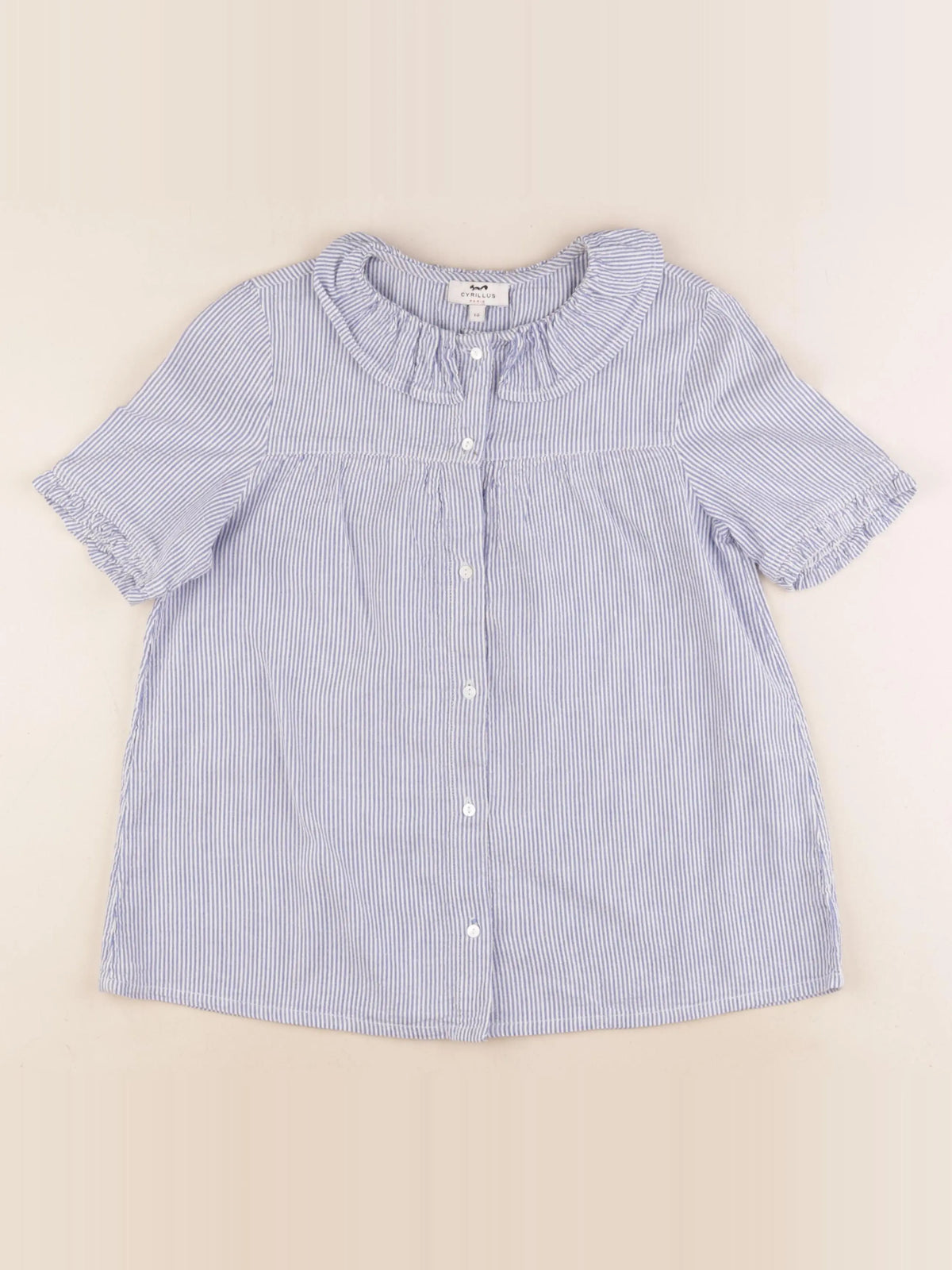 Cyrillus - blouse bleu - 12 ans