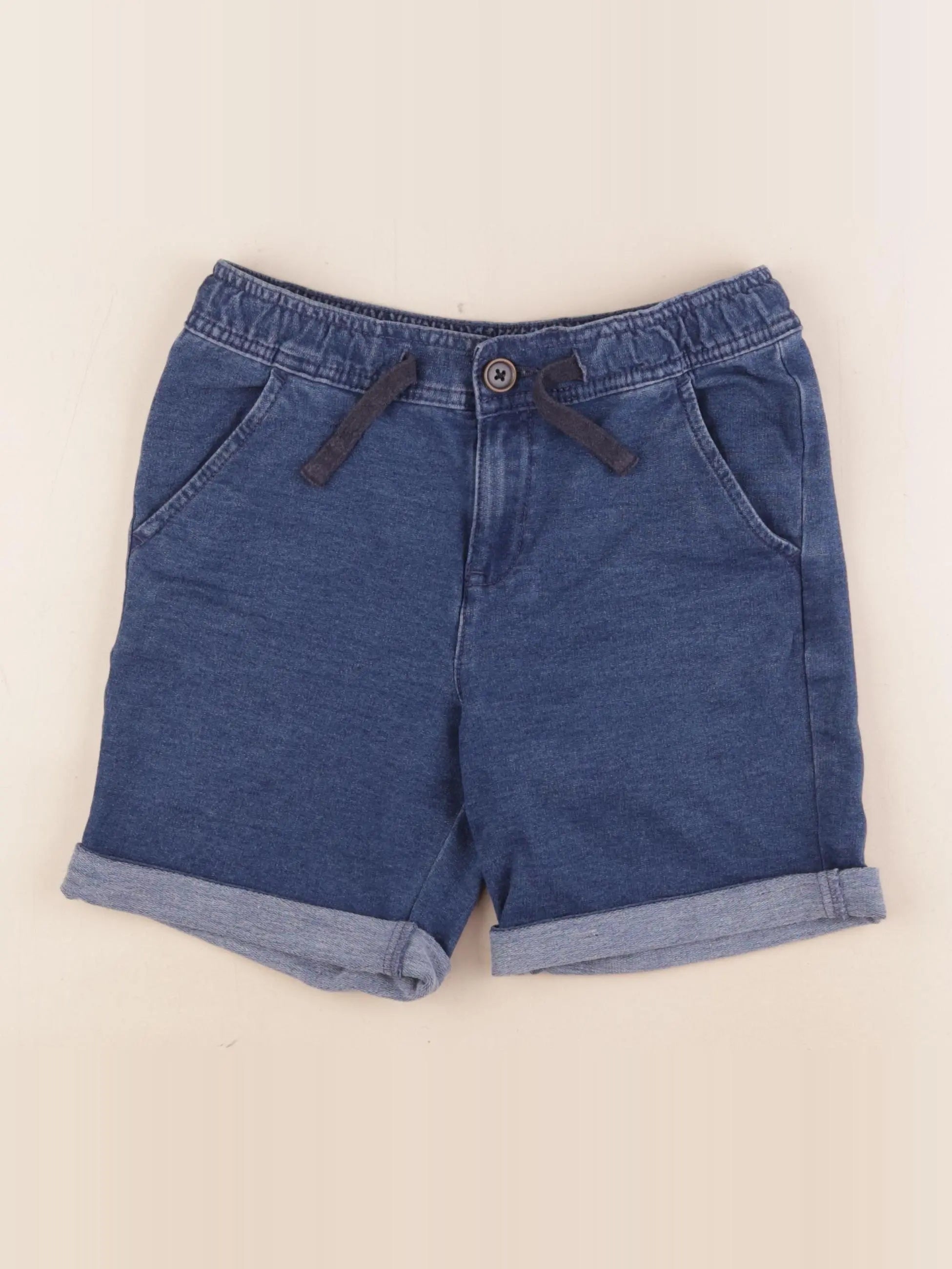 Monoprix - short bleu - 10 ans