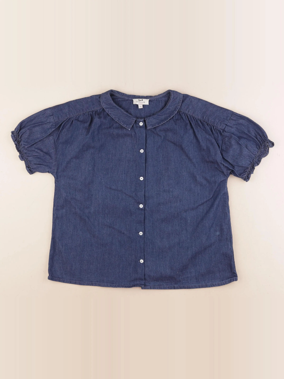 Cyrillus - blouse bleu - 12 ans