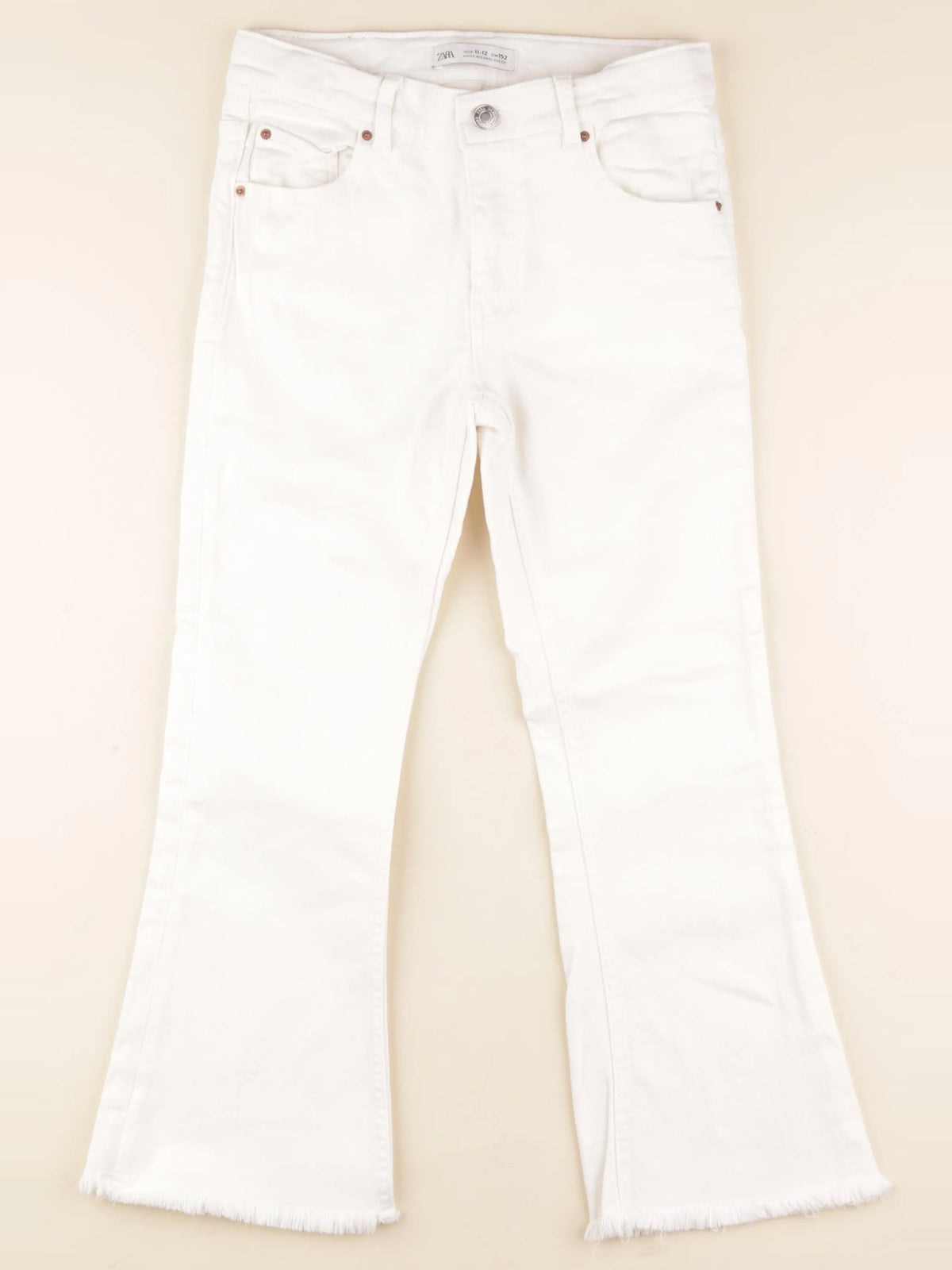 Zara - jean blanc - 11/12 ans