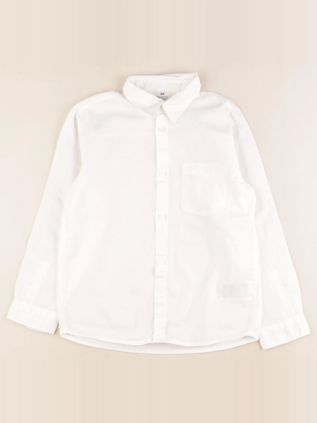 H&M - chemise blanc - 6/7 ans