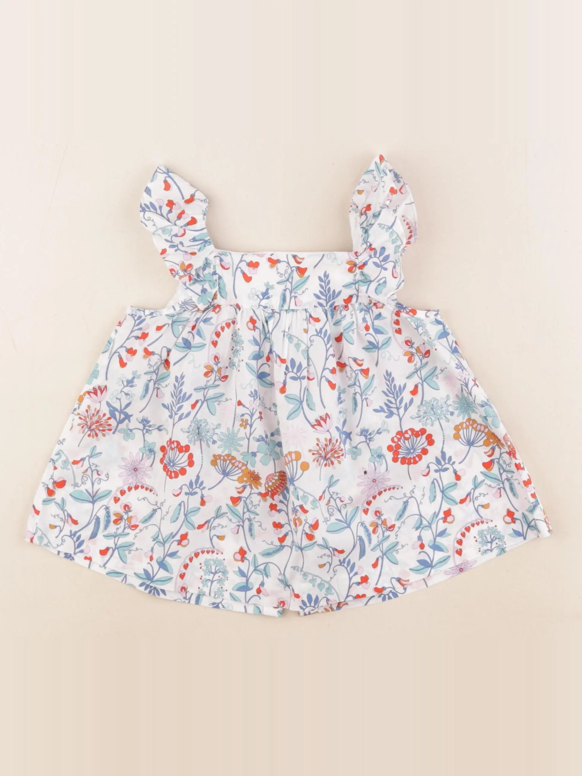 Jacadi - blouse liberty multicolore - 2 ans