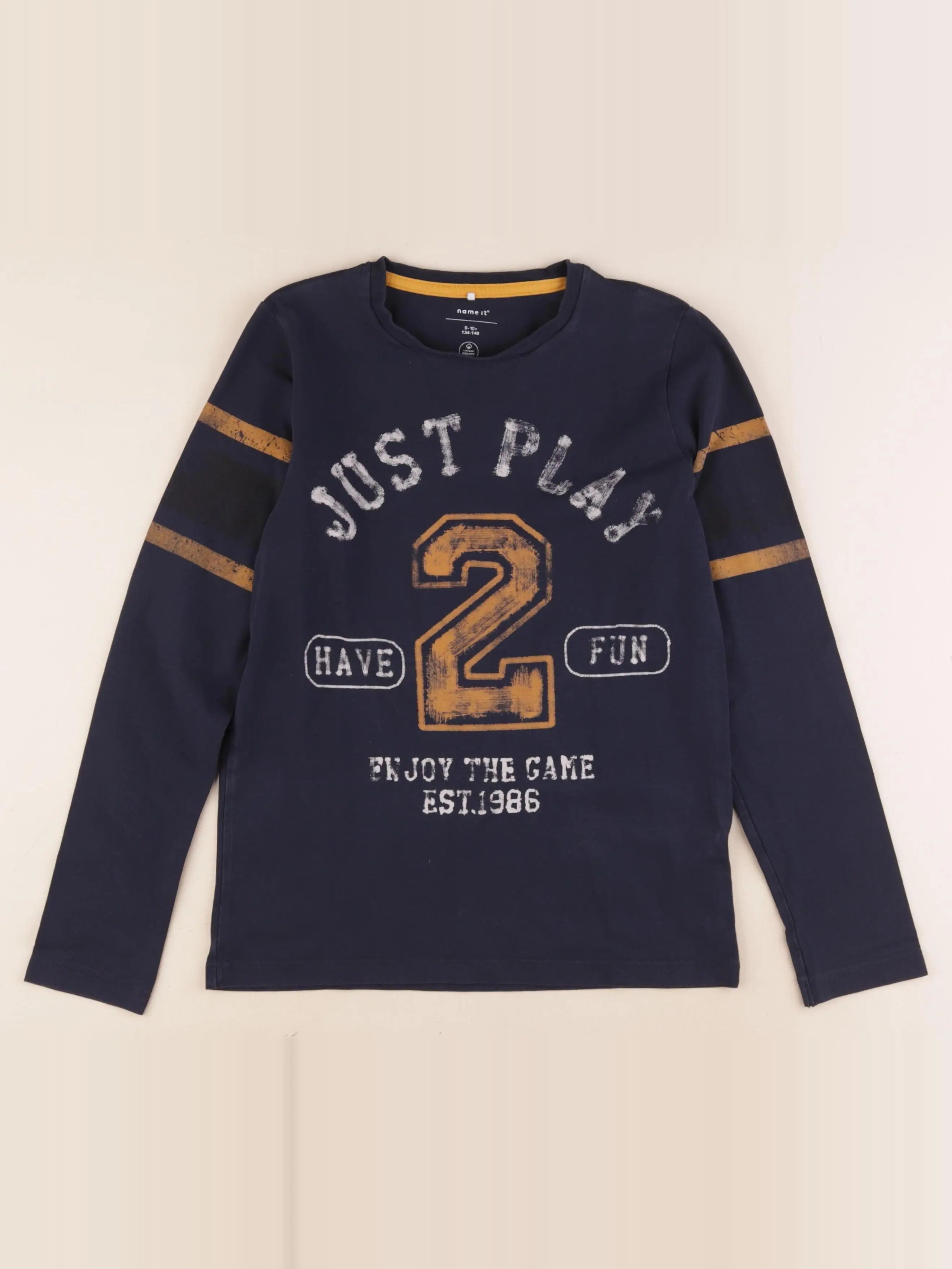 Name it - tee-shirt bleu - 9/10 ans