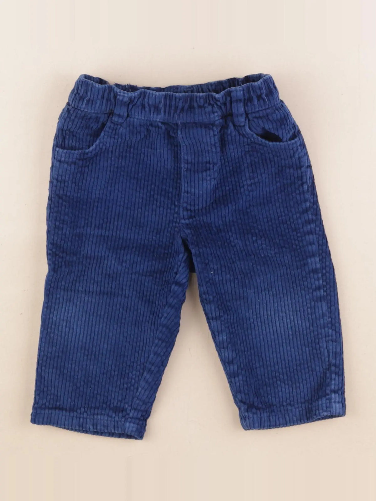 Jacadi - pantalon doublé bleu - 1 an