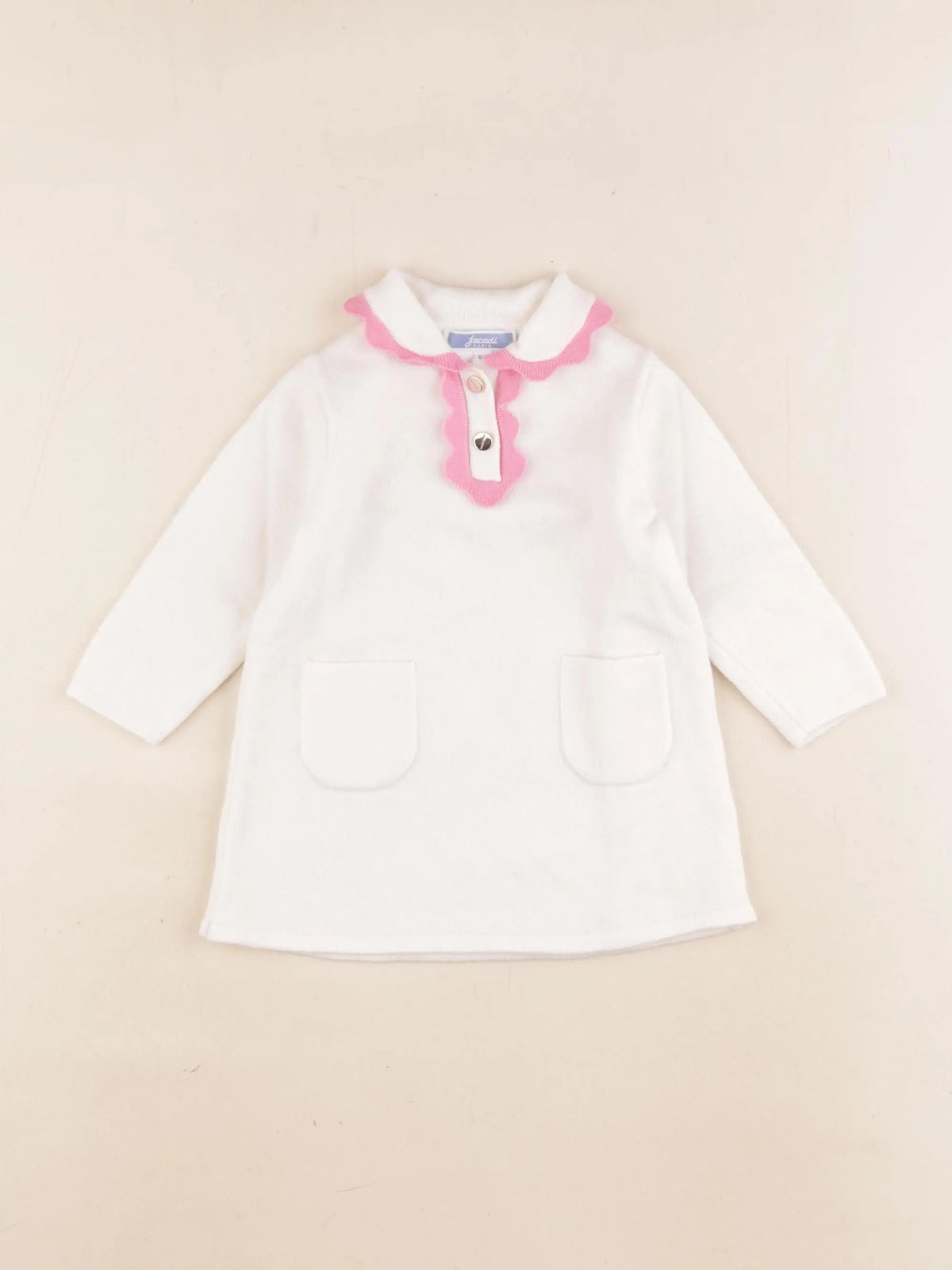Jacadi - robe blanc - 6 mois