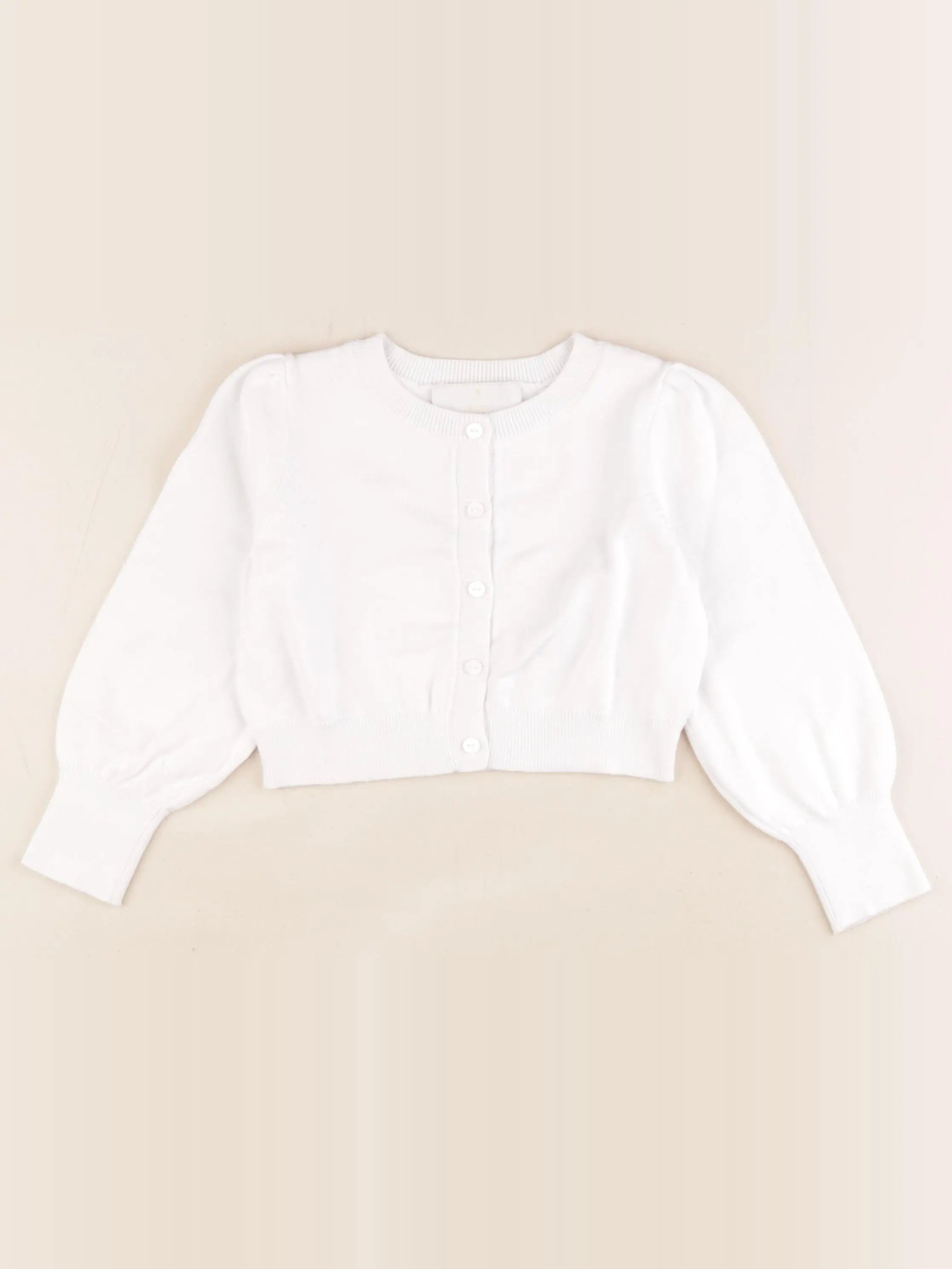 Jacadi - gilet blanc - 4 ans