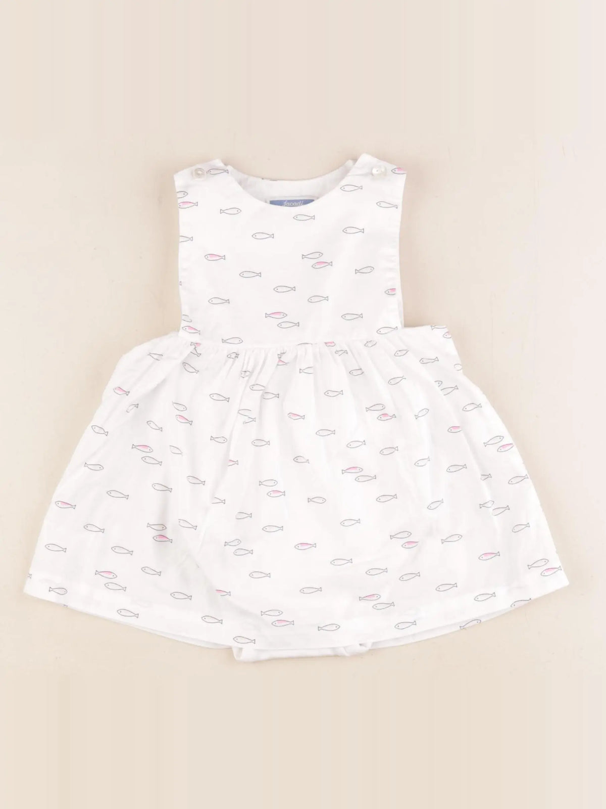 Jacadi - robe blanc - 12 mois