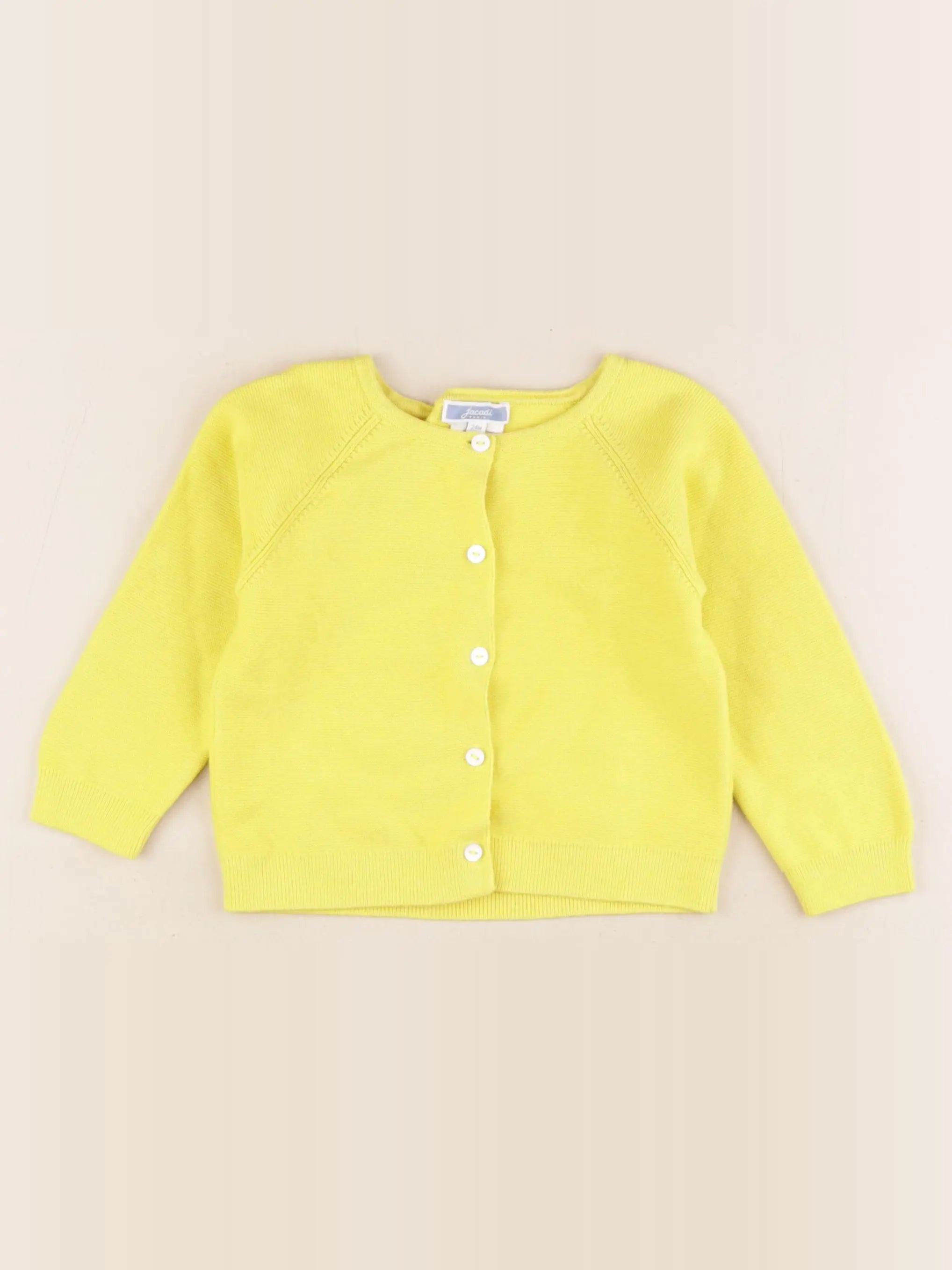 Jacadi - gilet jaune - 24 mois