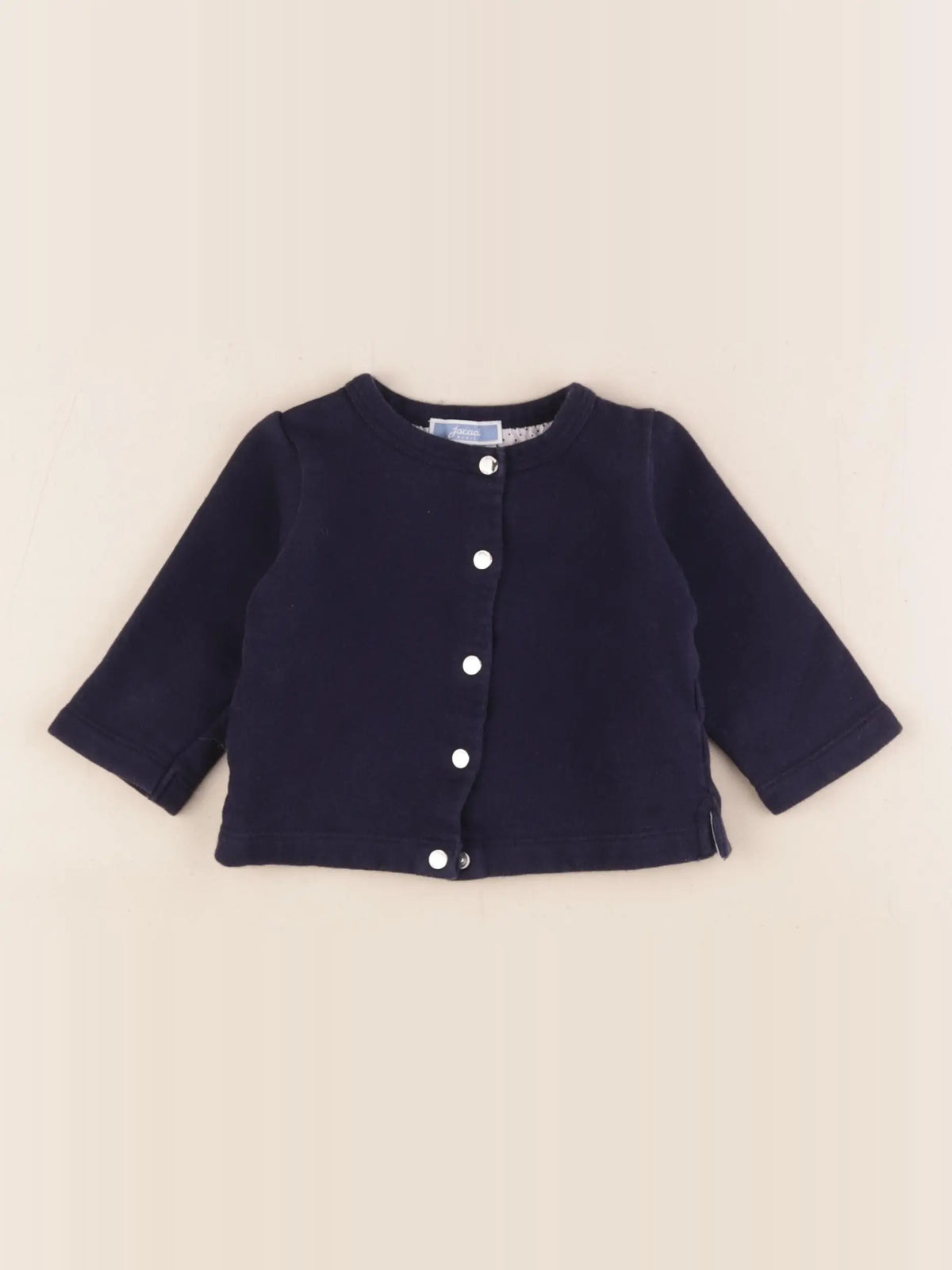 Jacadi - sweat bleu - 6 mois