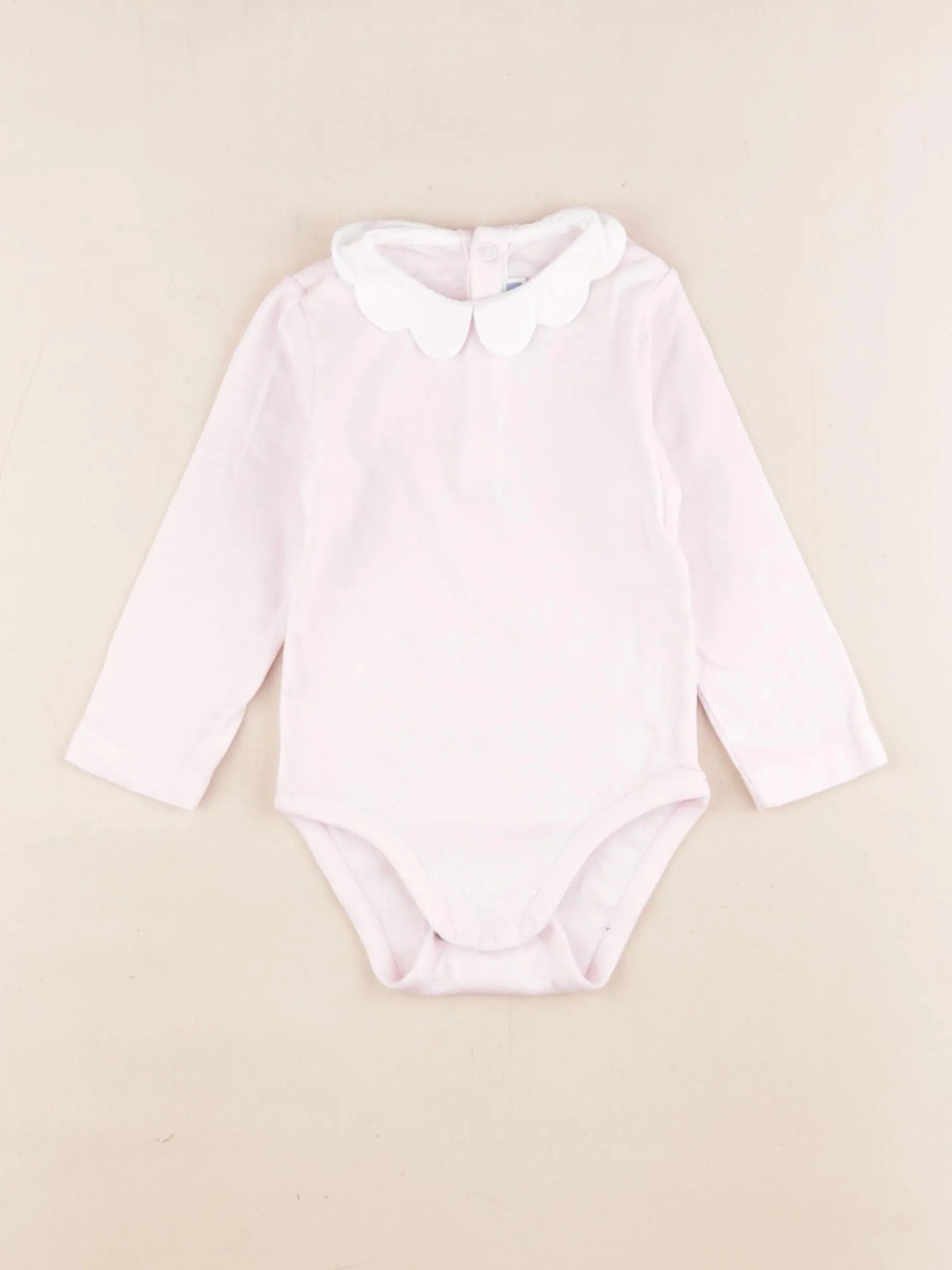 Jacadi - body à col rose - 12 mois