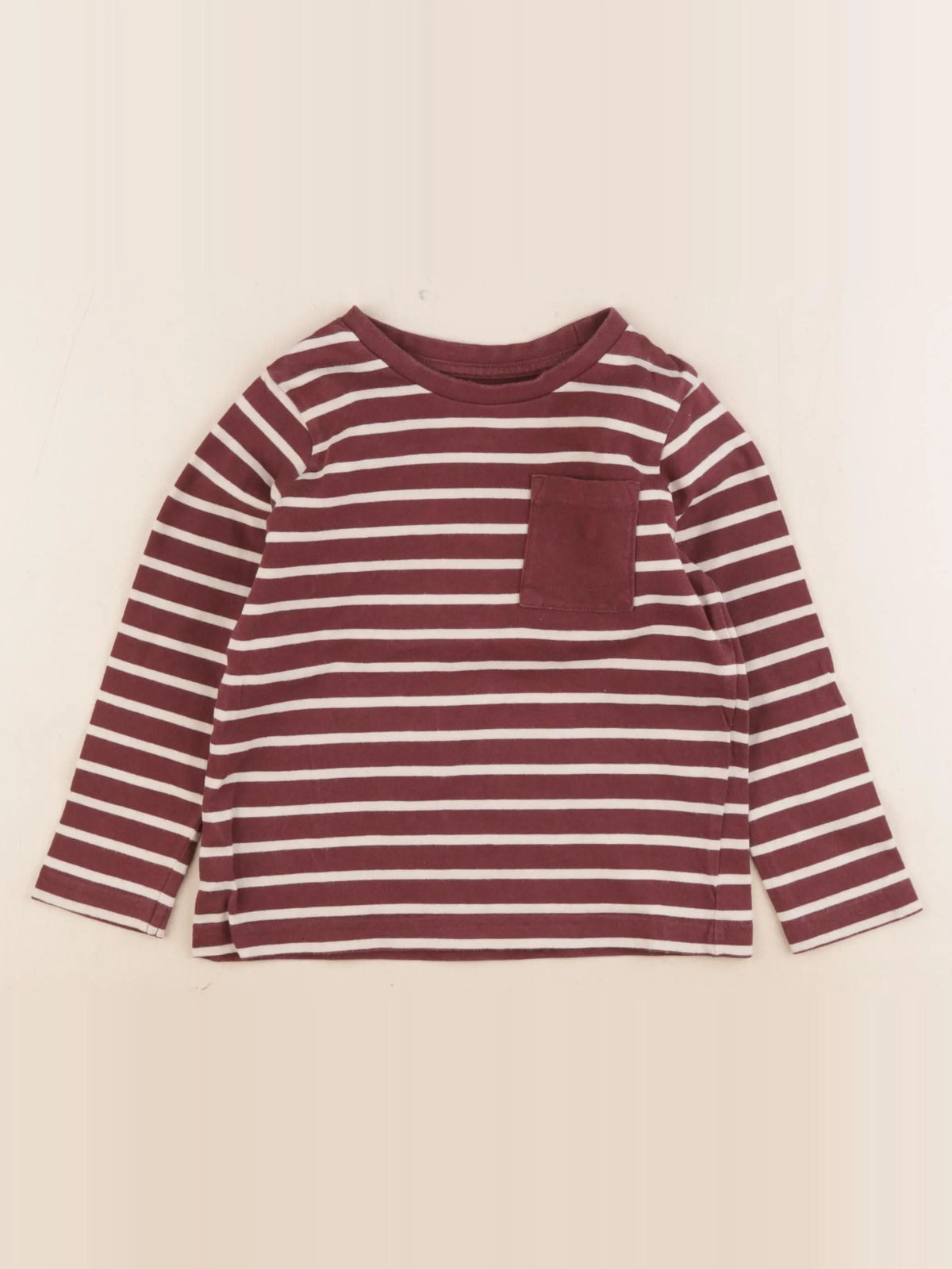 Vertbaudet - tee-shirt rouge - 4 ans