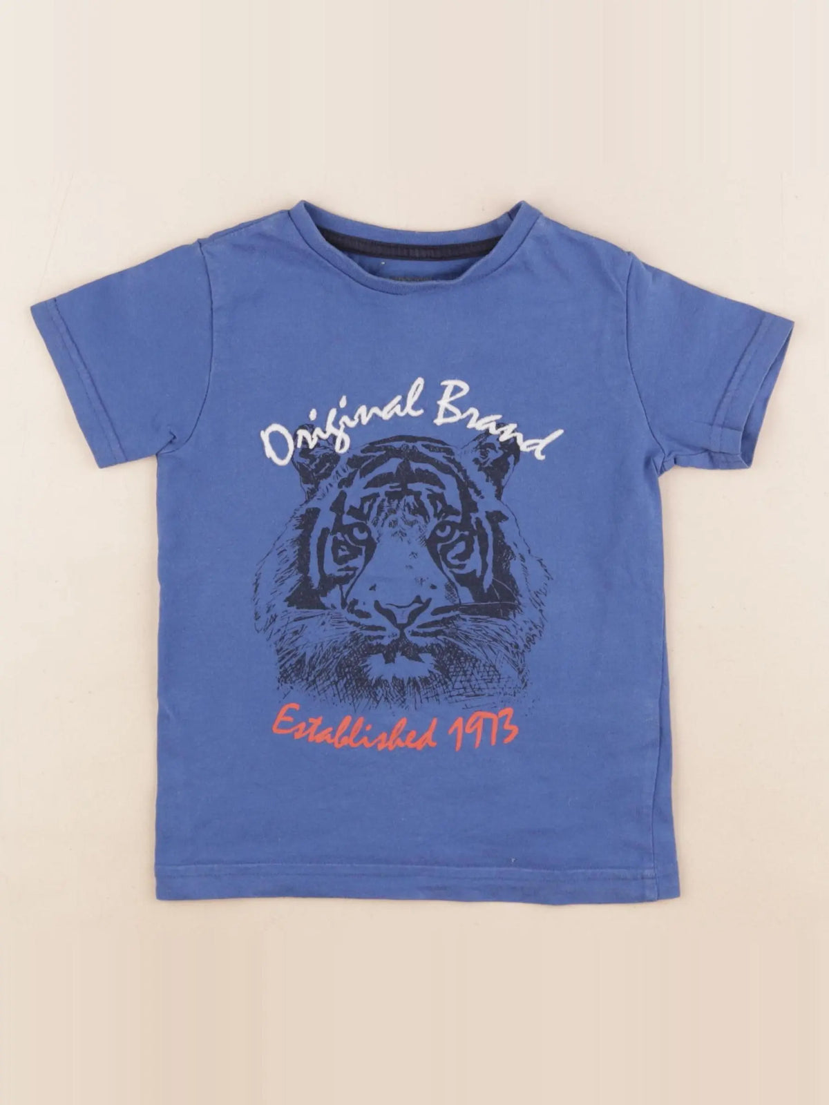 Vertbaudet - tee-shirt bleu - 3 ans