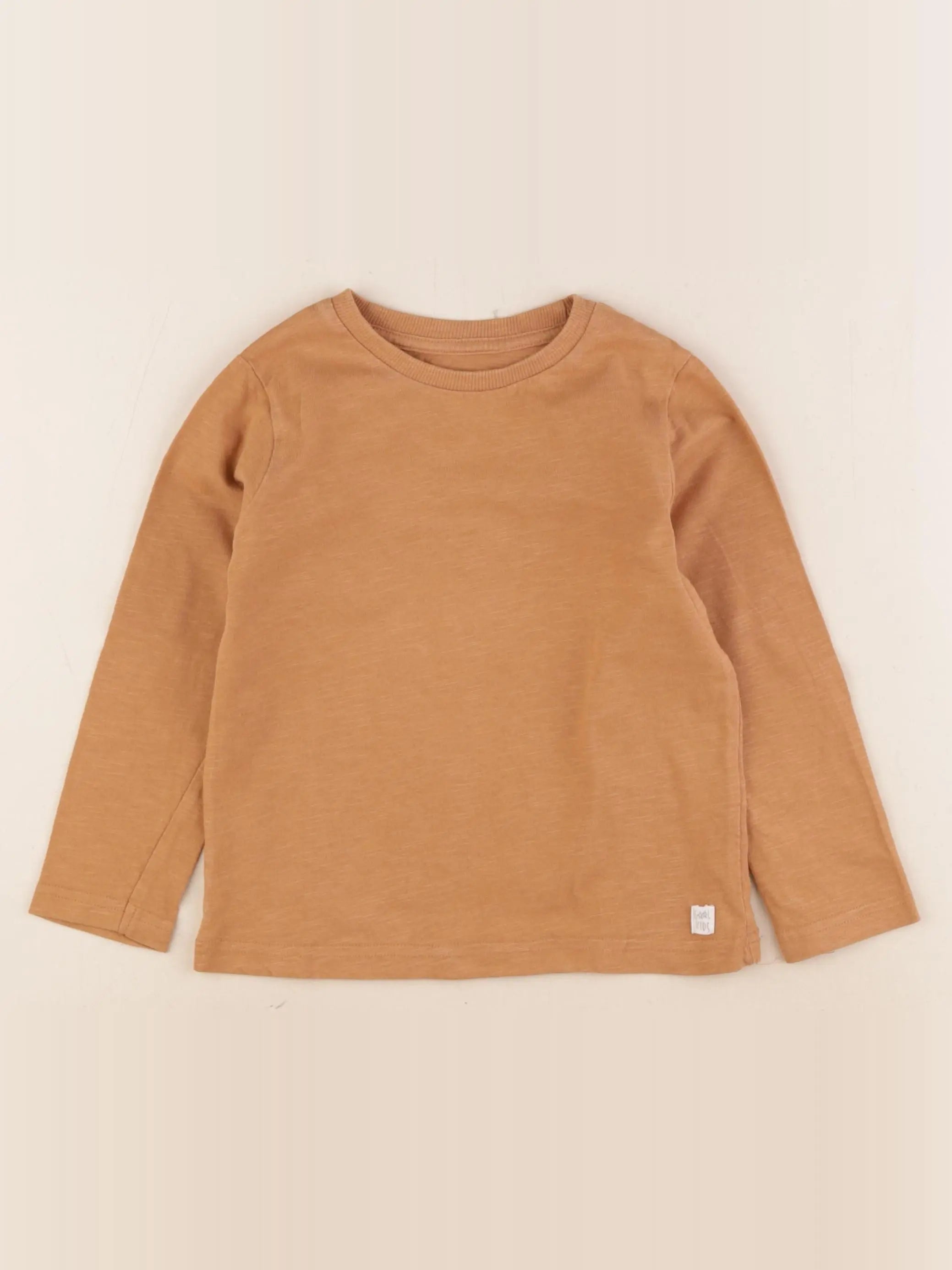 Vertbaudet - tee-shirt marron - 4 ans