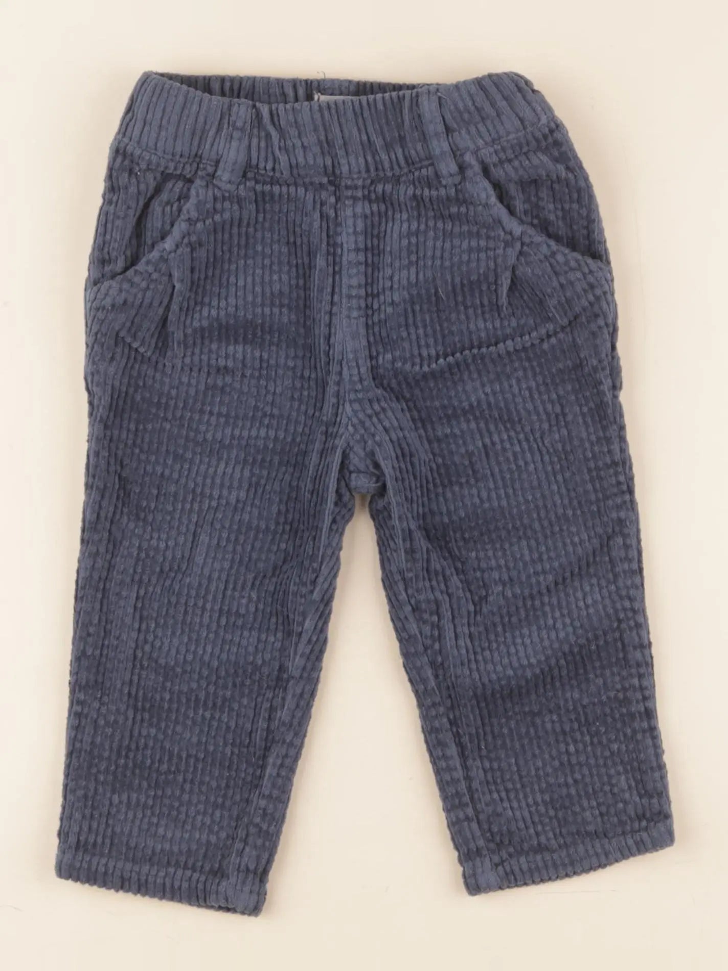 Boutchou - pantalon bleu - 9 mois