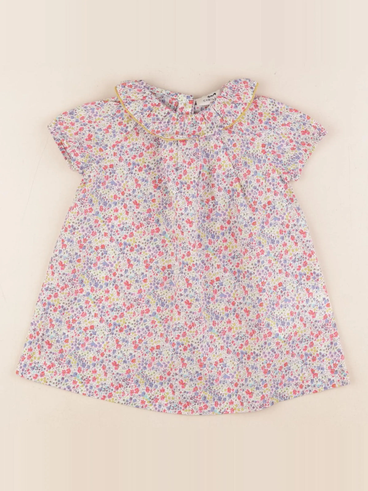 Cyrillus - robe multicolore - 12 mois