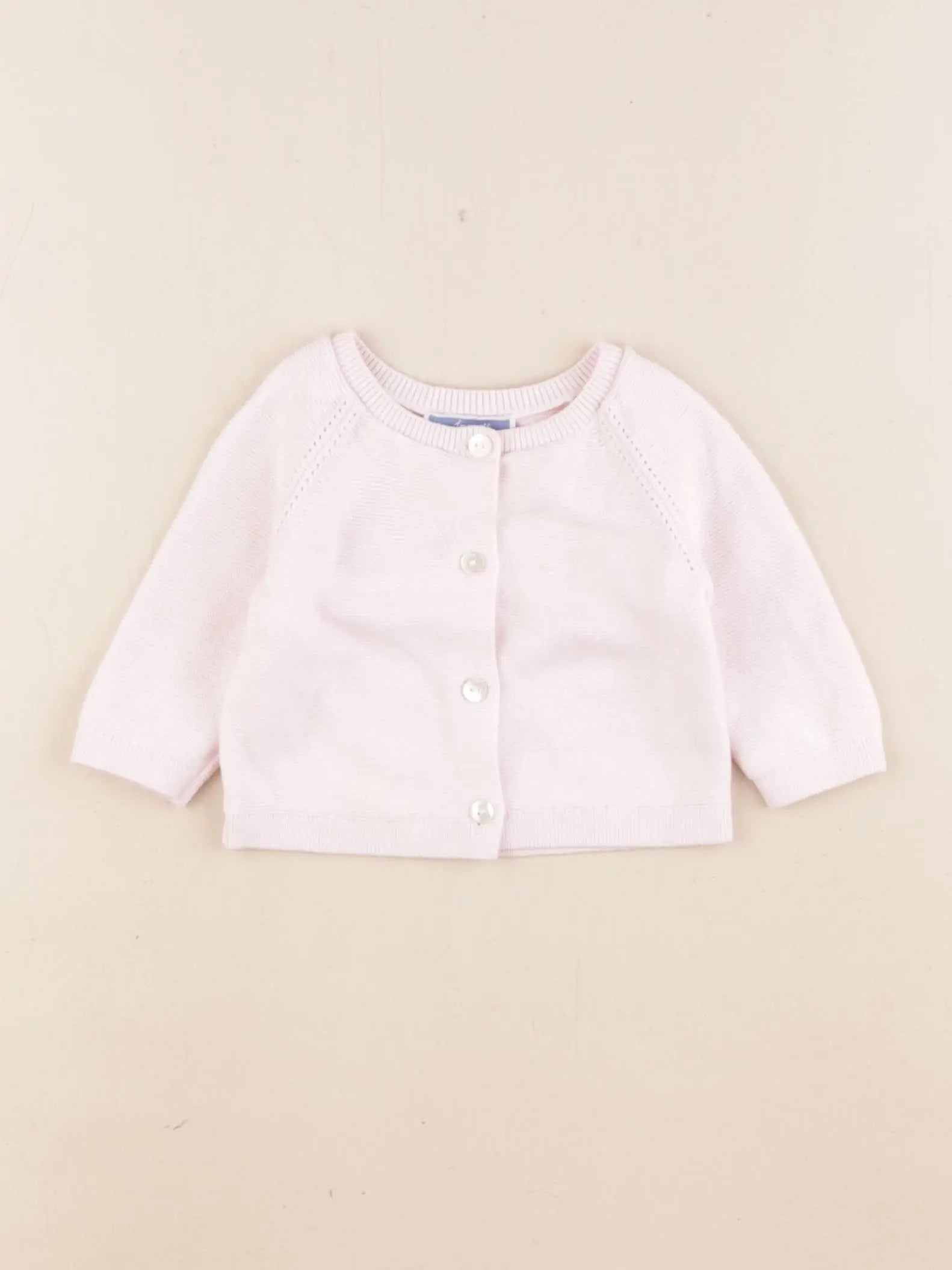 Jacadi - gilet rose - 3 mois