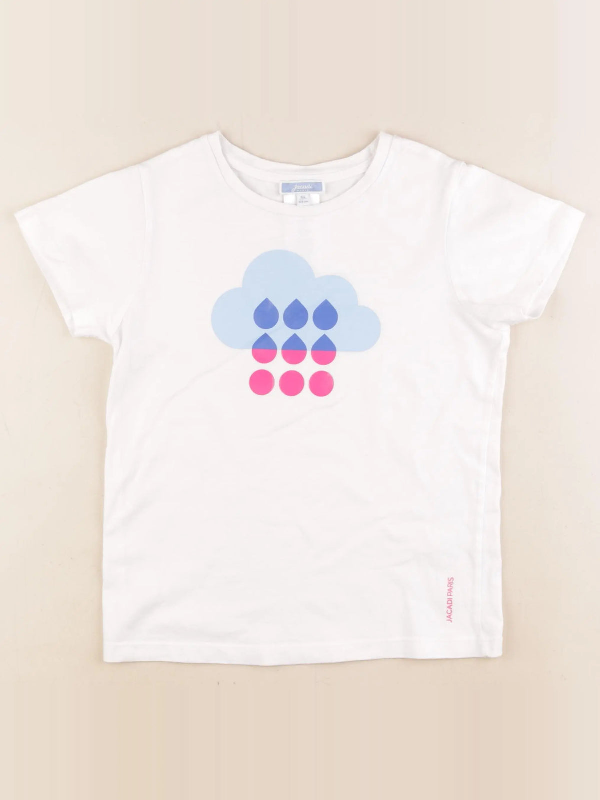 Jacadi - tee-shirt blanc - 8 ans