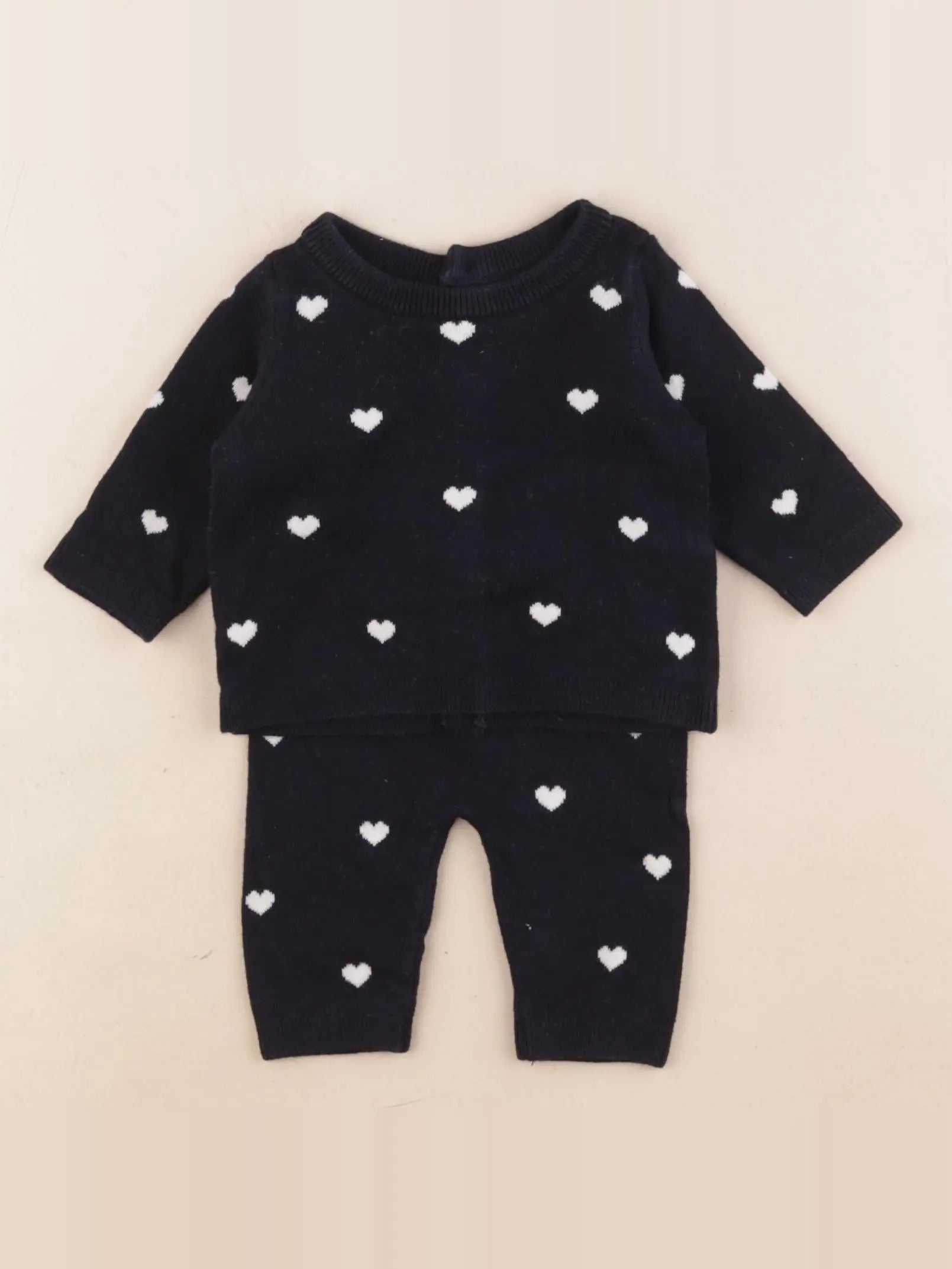 Jacadi - ensemble bleu - 1 mois