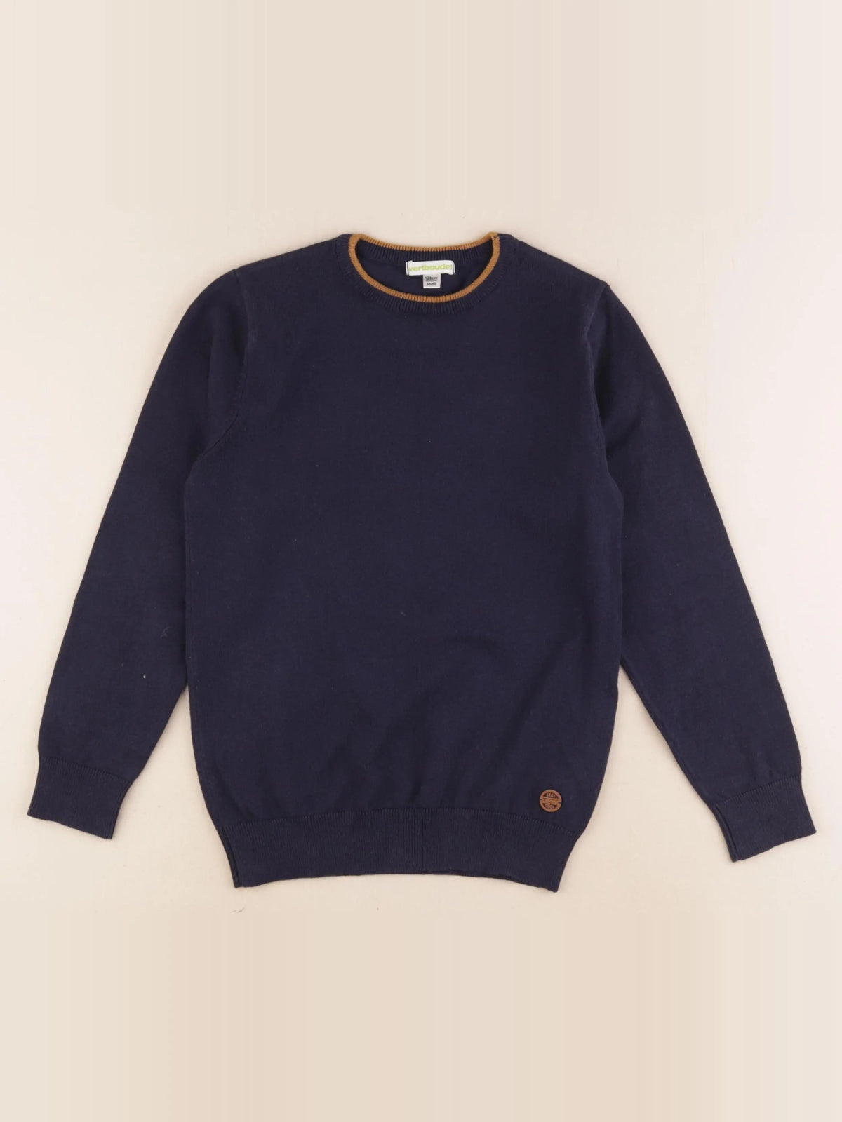 Vertbaudet - pull bleu - 8 ans