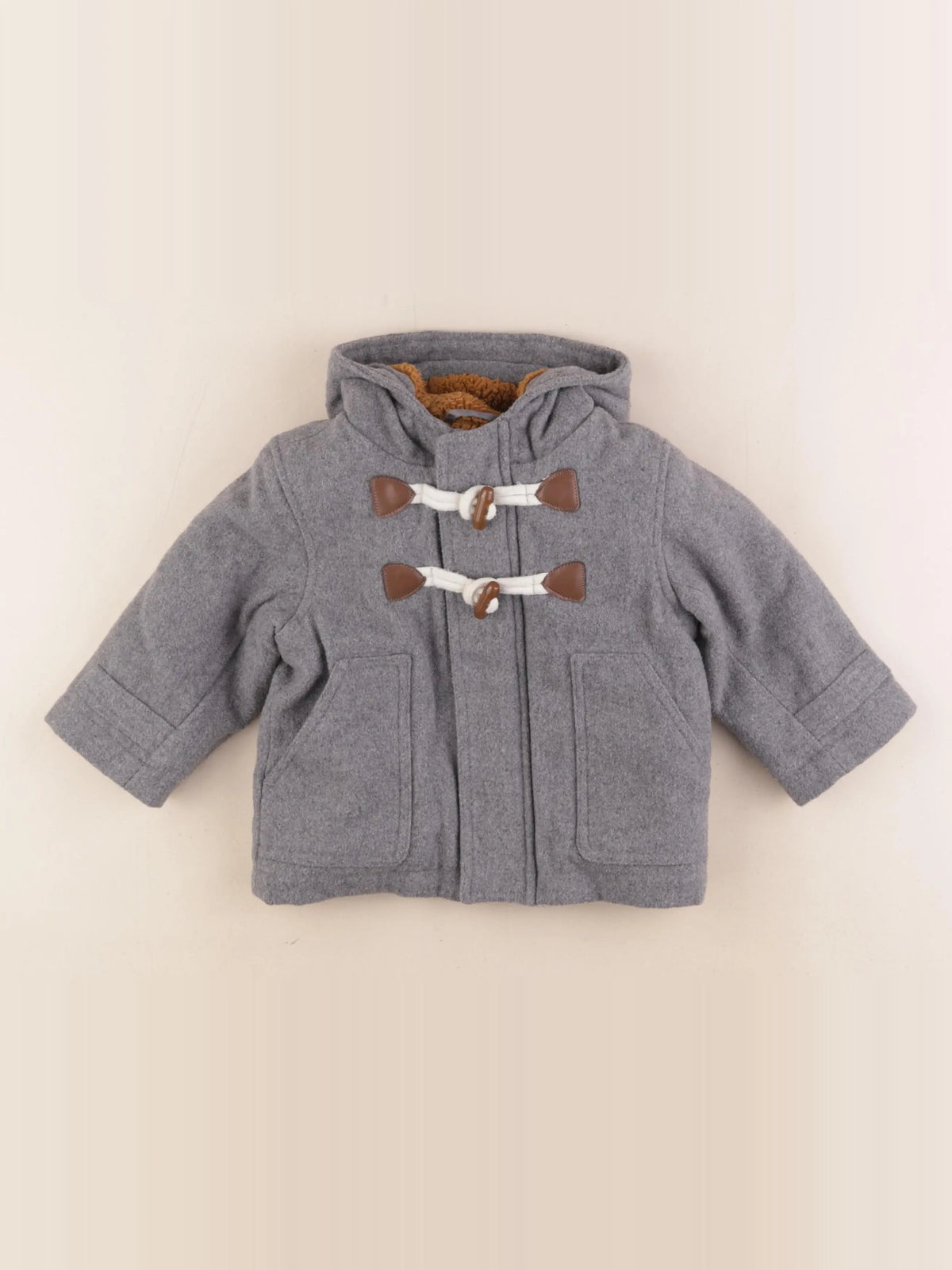 Vertbaudet - manteau gris - 1 an