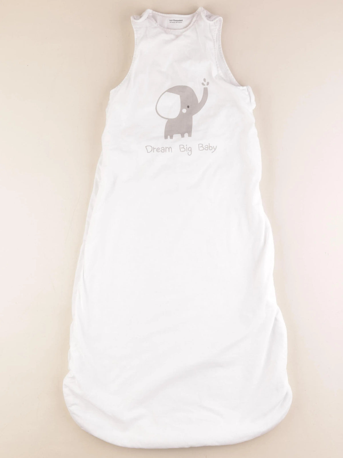 Vertbaudet - gigoteuse TOG 2,5 blanc - 18/36 mois