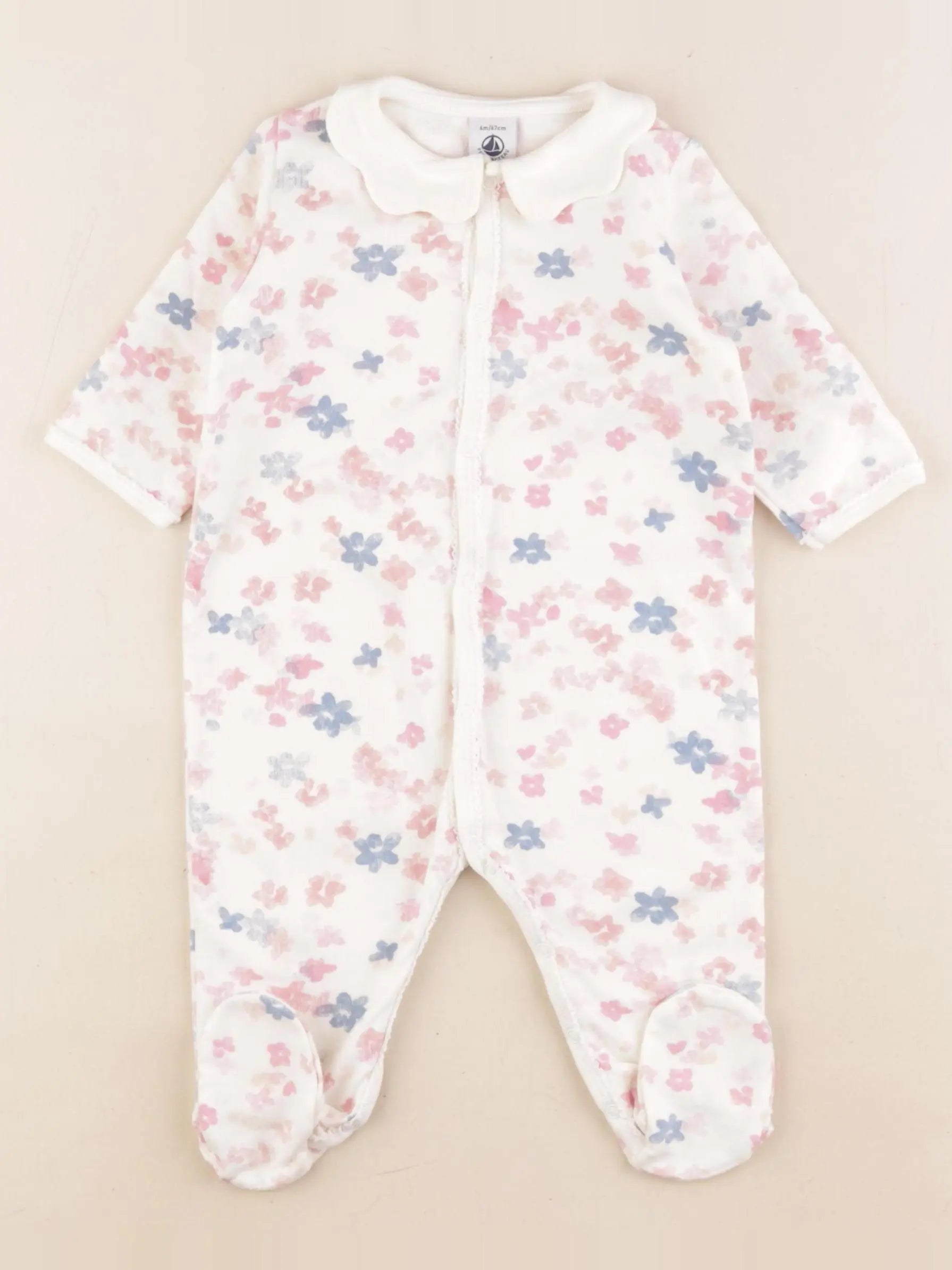 Petit Bateau - pyjama coton multicolore - 6 mois