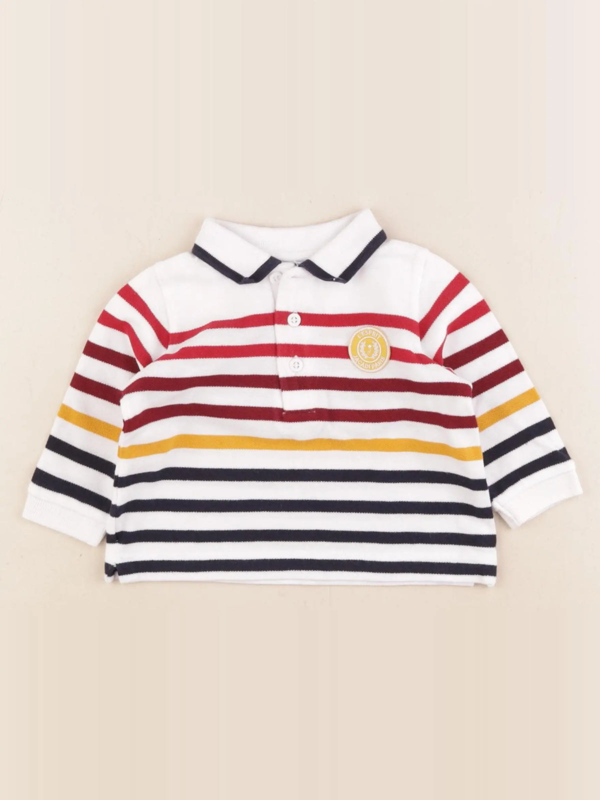 Jacadi - polo blanc - 6 mois