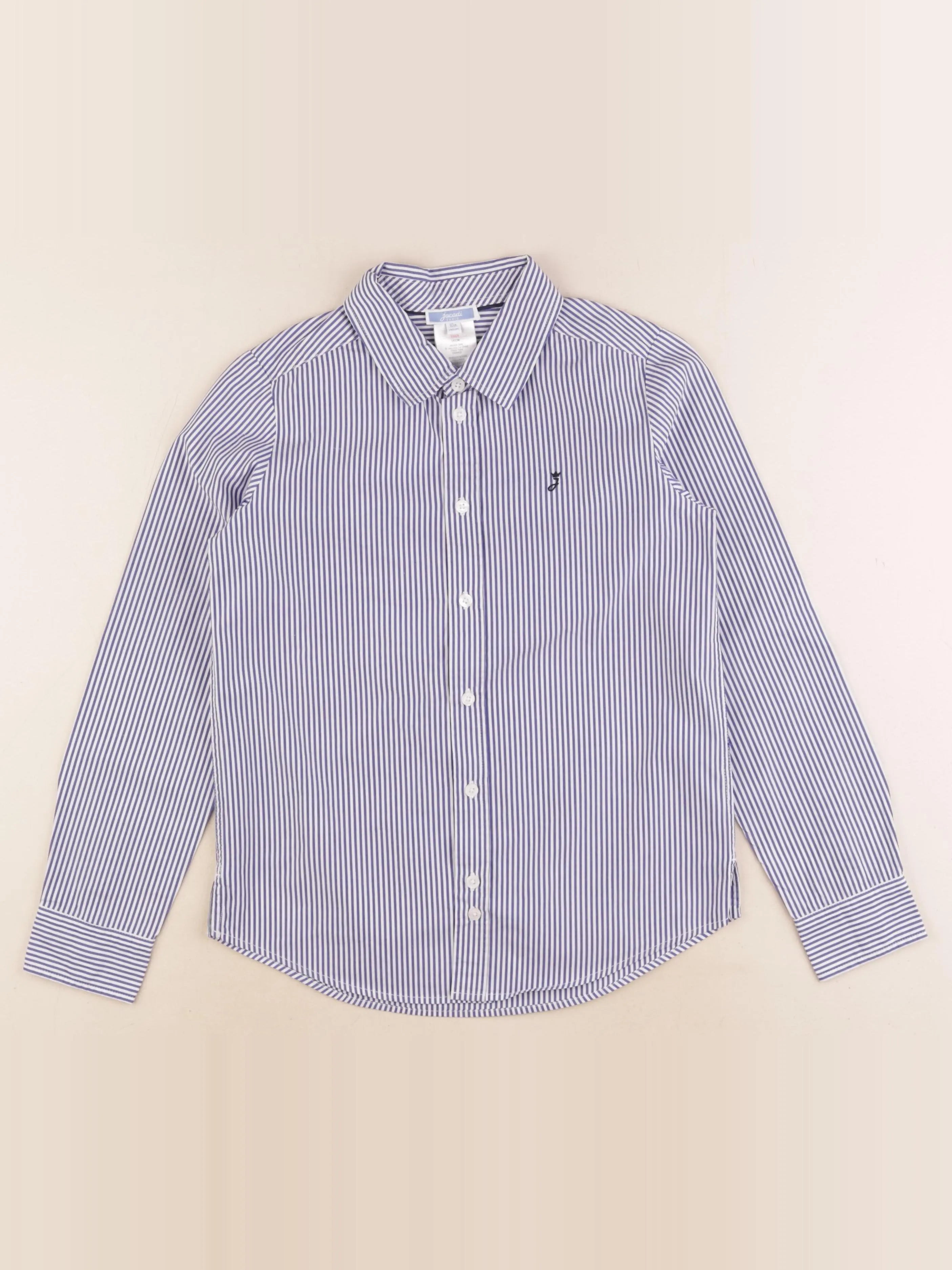 Jacadi - chemise bleu, blanc - 10 ans