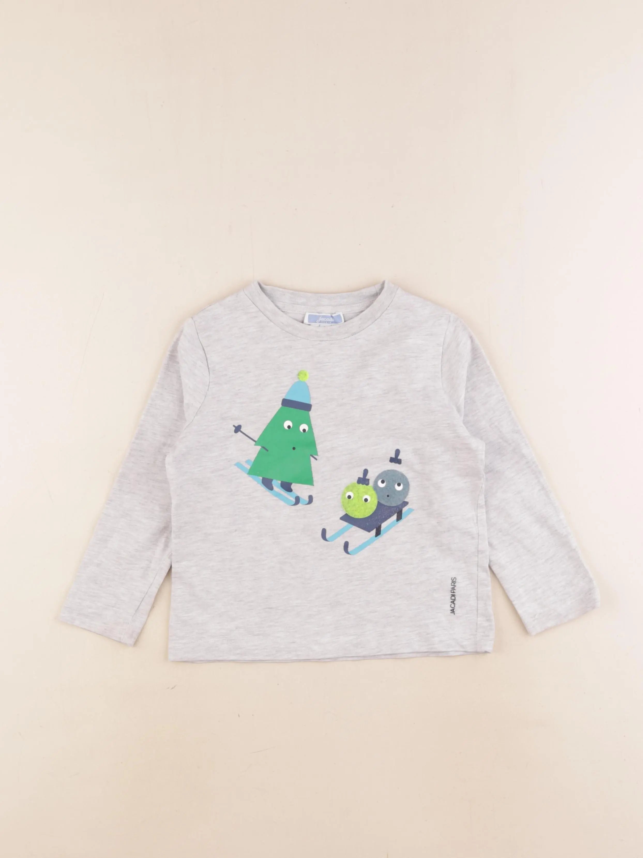 Jacadi - tee-shirt gris - 4 ans