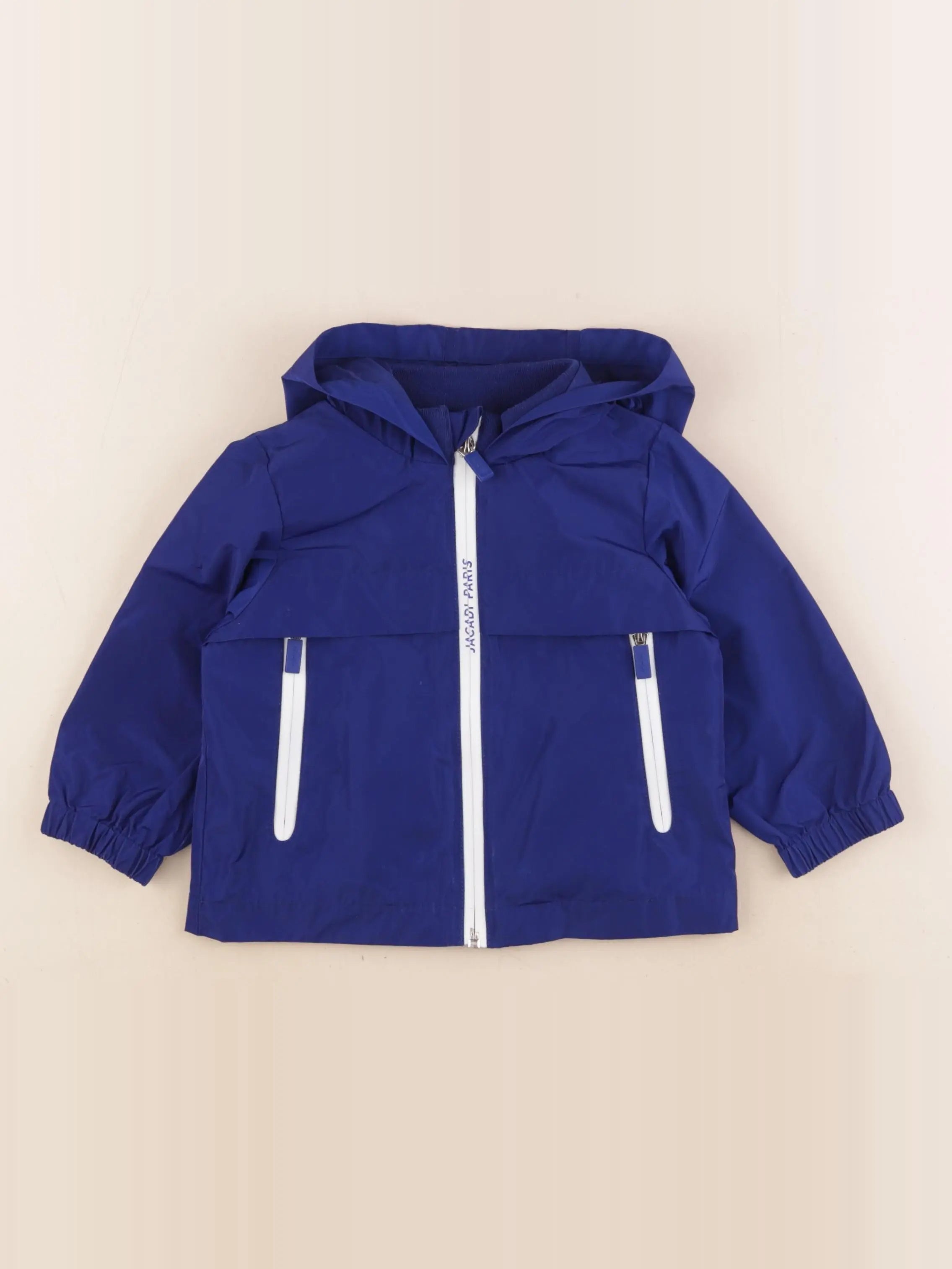 Jacadi - imperméable doublure amovible bleu - 18 mois