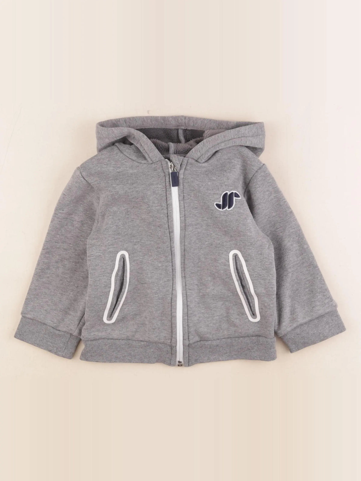 Jacadi - gilet gris - 36 mois