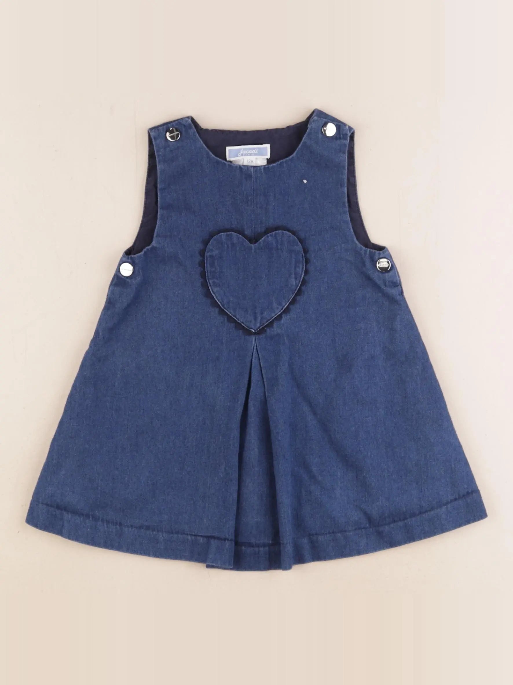 Jacadi - robe bleu - 12 mois