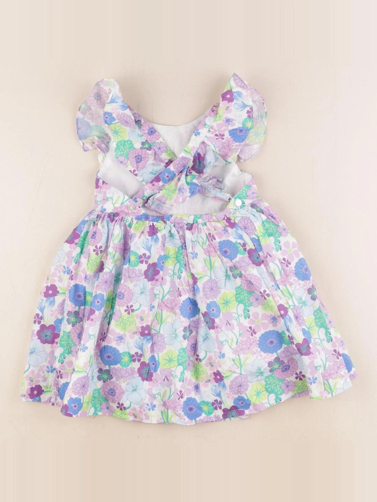 Jacadi - robe liberty multicolore - 36 mois