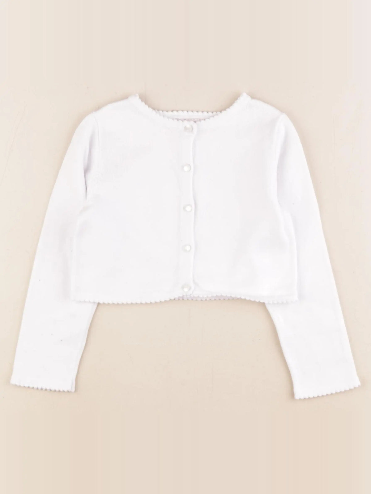Jacadi - gilet blanc - 4 ans