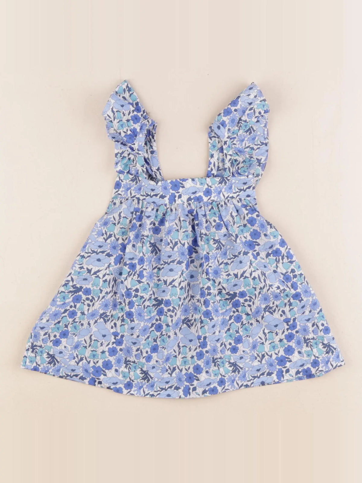 Jacadi - blouse liberty bleu - 24 mois