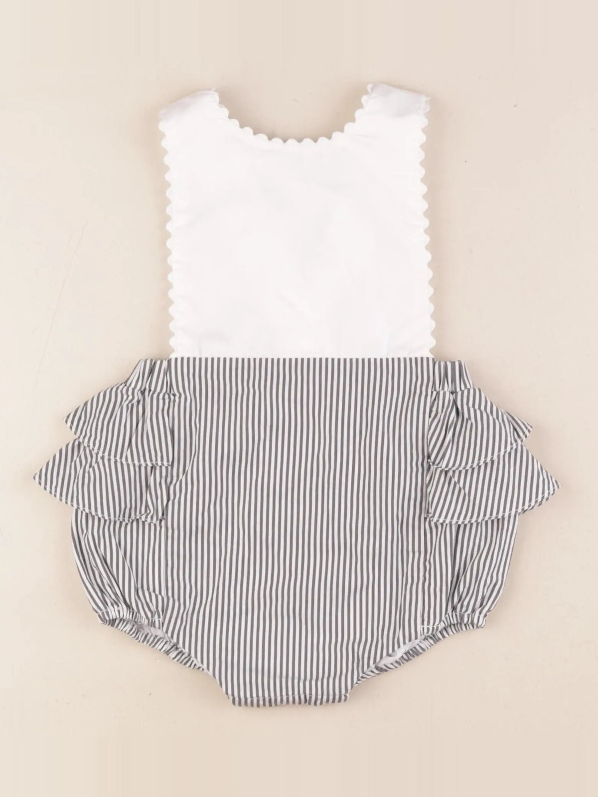 Jacadi - combinaison blanc, gris - 18 mois