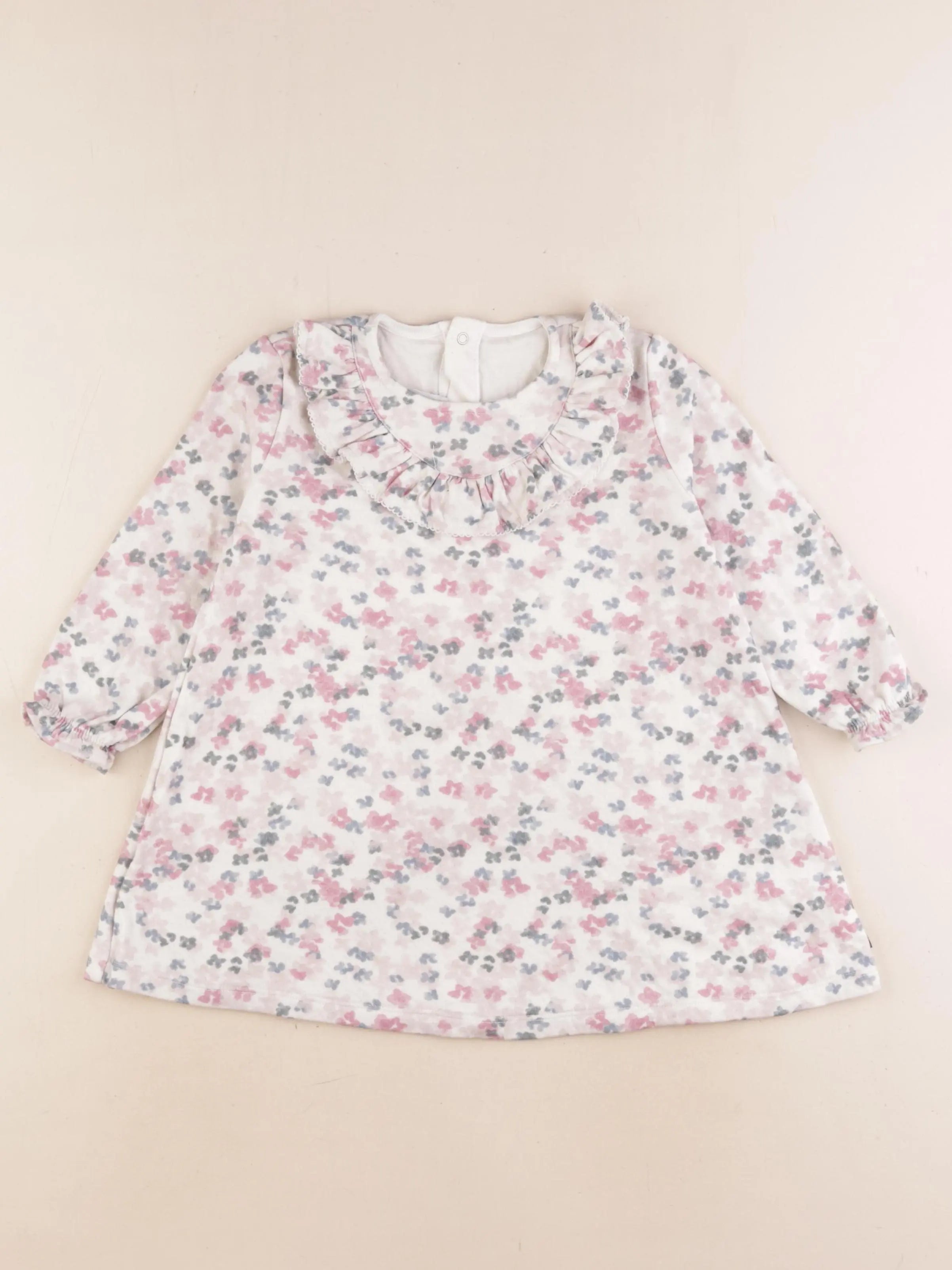 Petit Bateau - robe multicolore - 36 mois