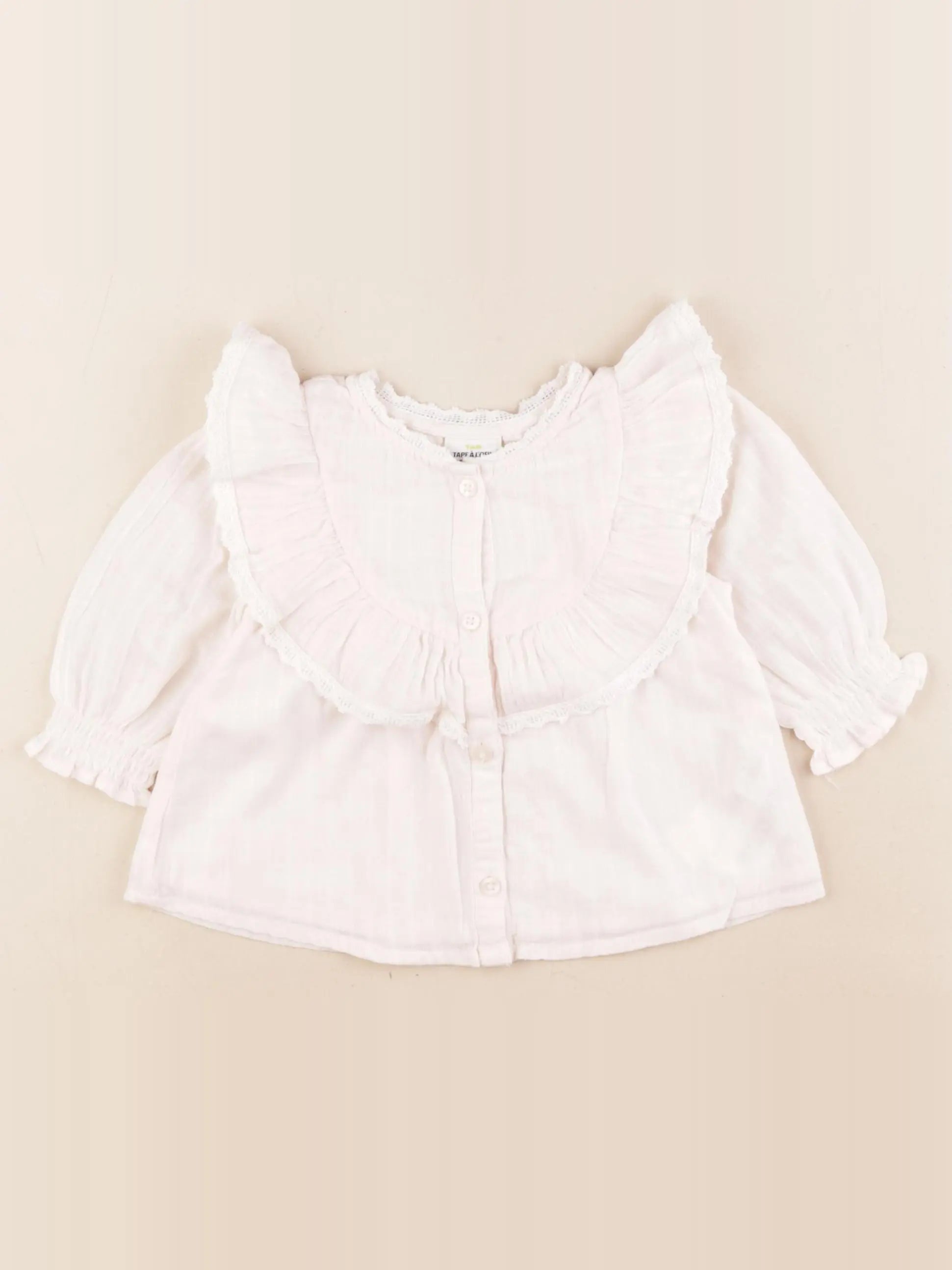 Tape à l'oeil - blouse rose - 12 mois