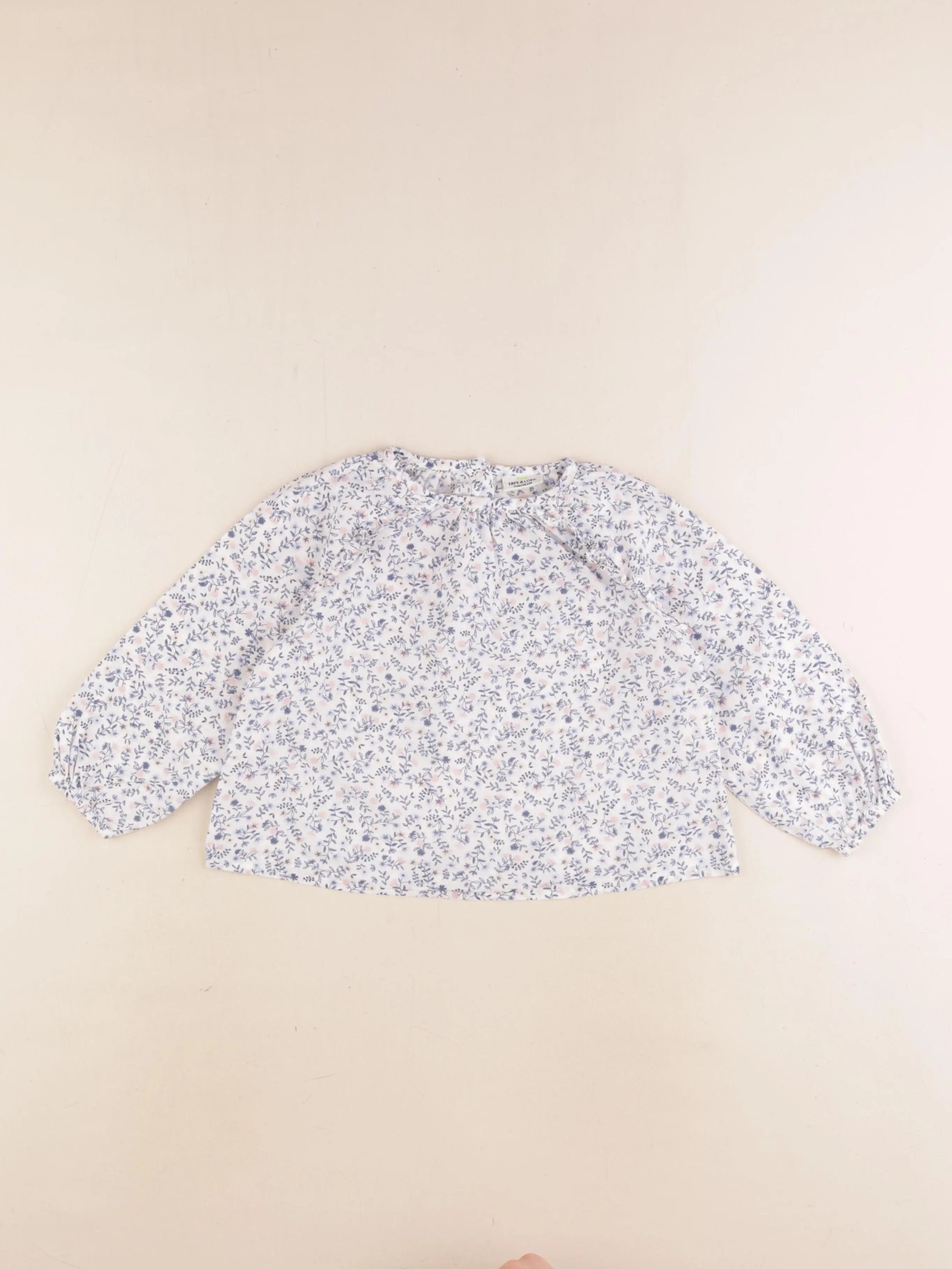 Tape à l'oeil - blouse bleu, rose - 2 ans
