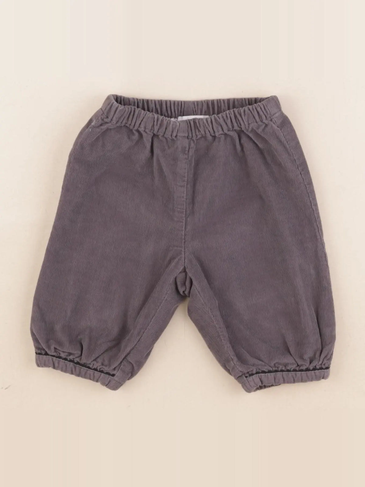 Jacadi - pantalon doublé gris - 3 mois