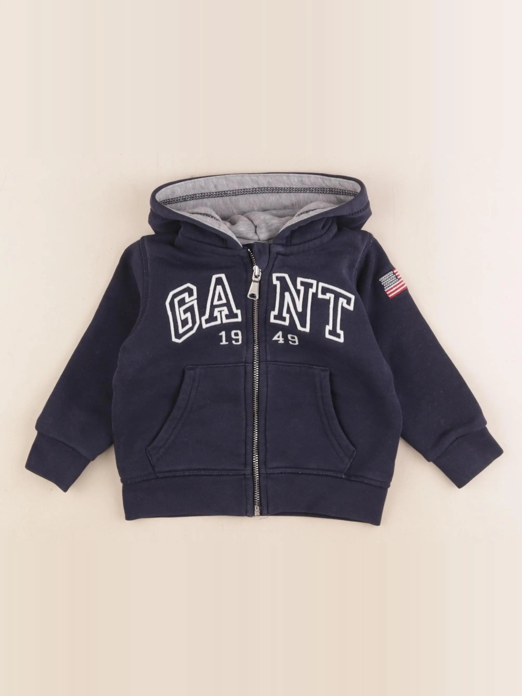 GANT - sweat bleu - 9 mois