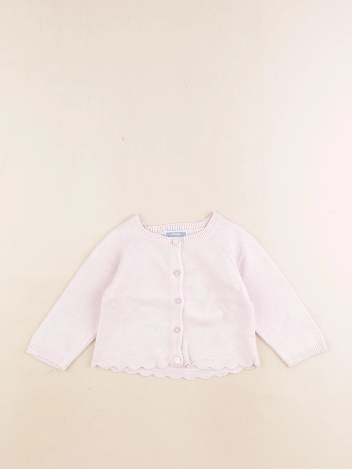 Jacadi - gilet rose - 12 mois