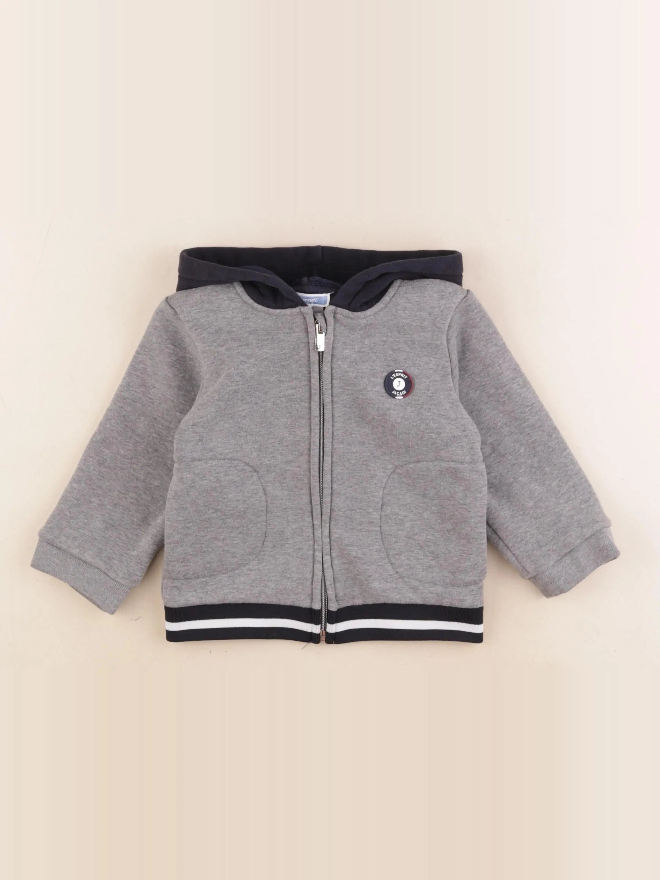 Jacadi - sweat gris - 24 mois