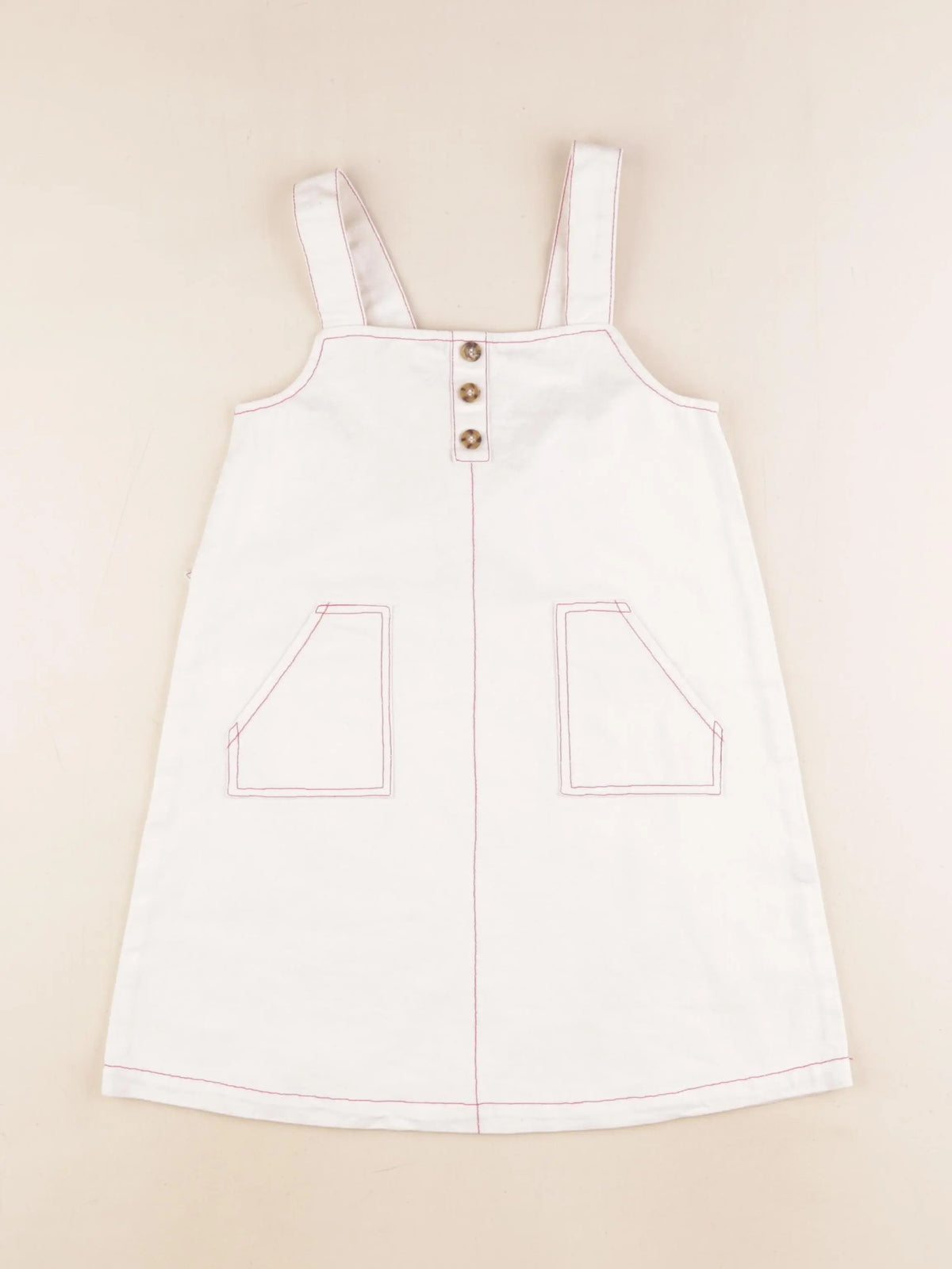 Bandits à la crème - robe blanc - 6 ans