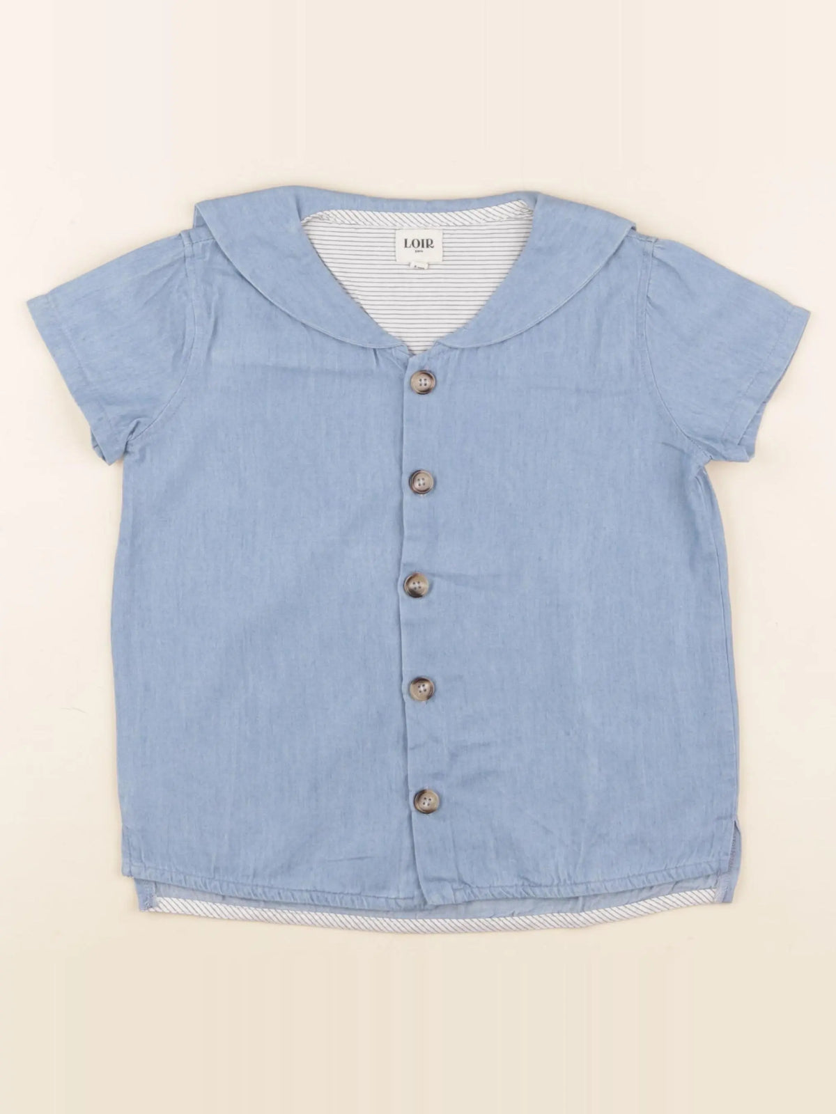 Loir Paris - chemise bleu - 8 ans