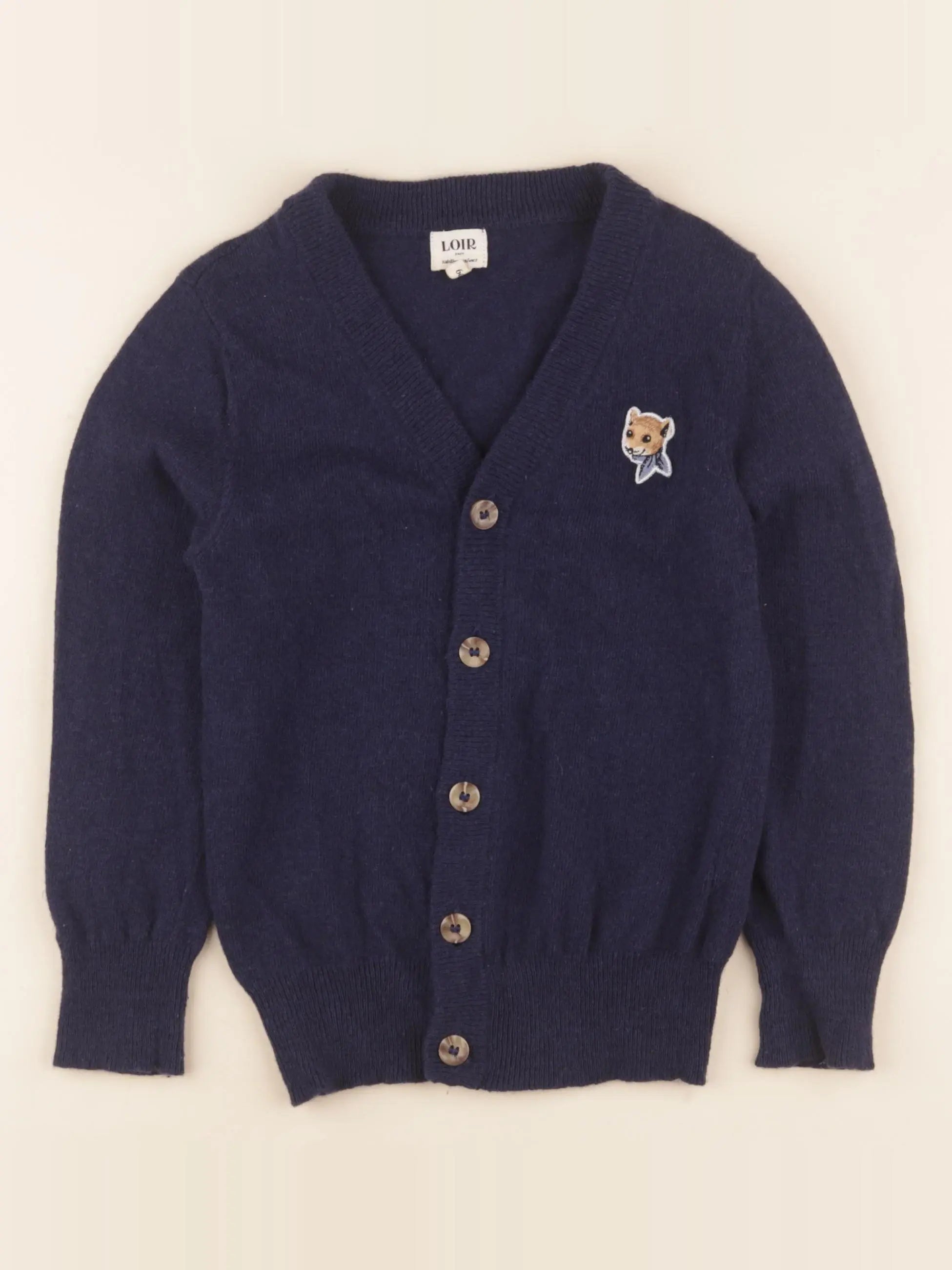Loir Paris - gilet bleu - 6 ans
