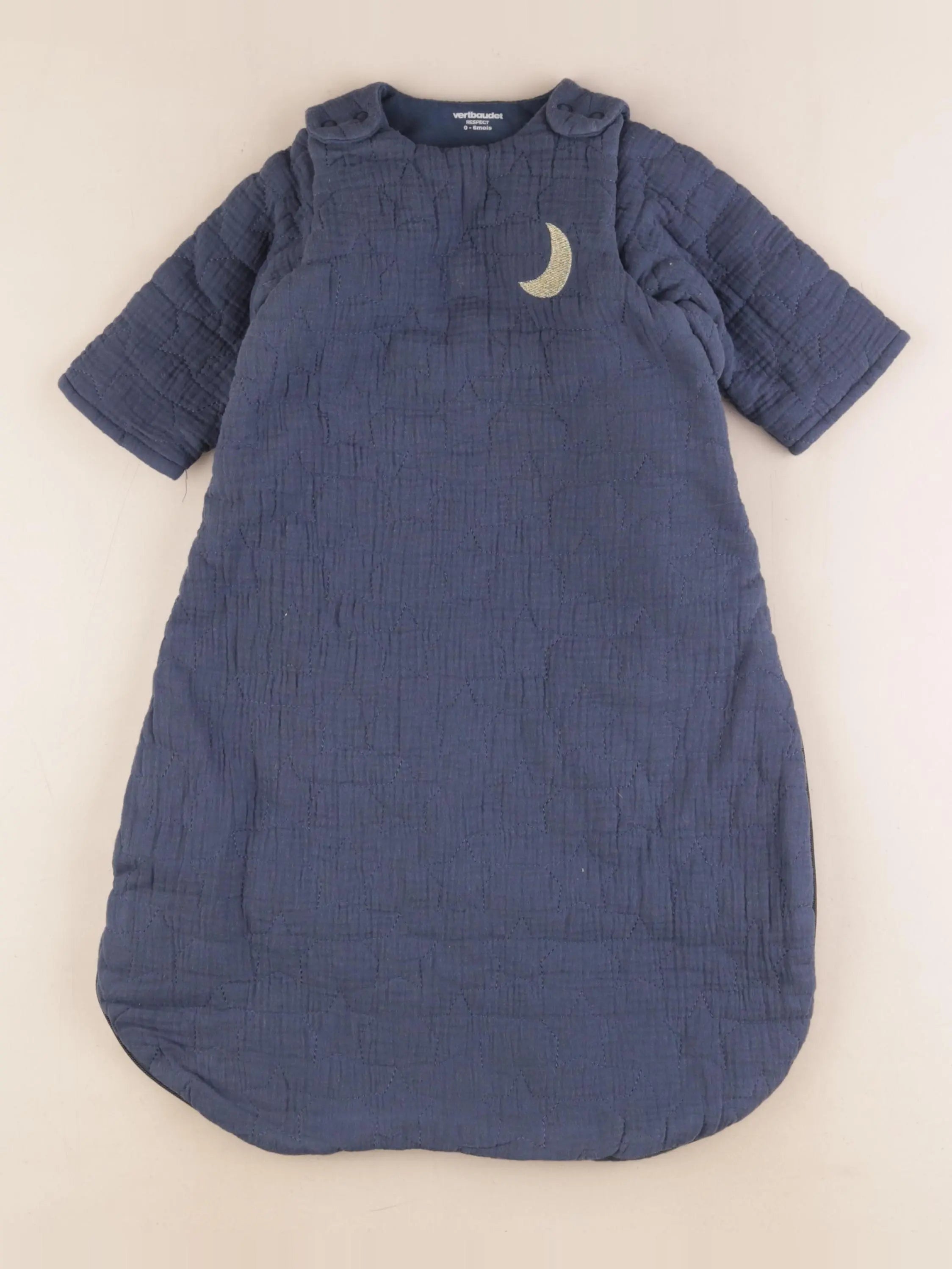 Vertbaudet - gigoteuse TOG 3 bleu, or - 0/6 mois