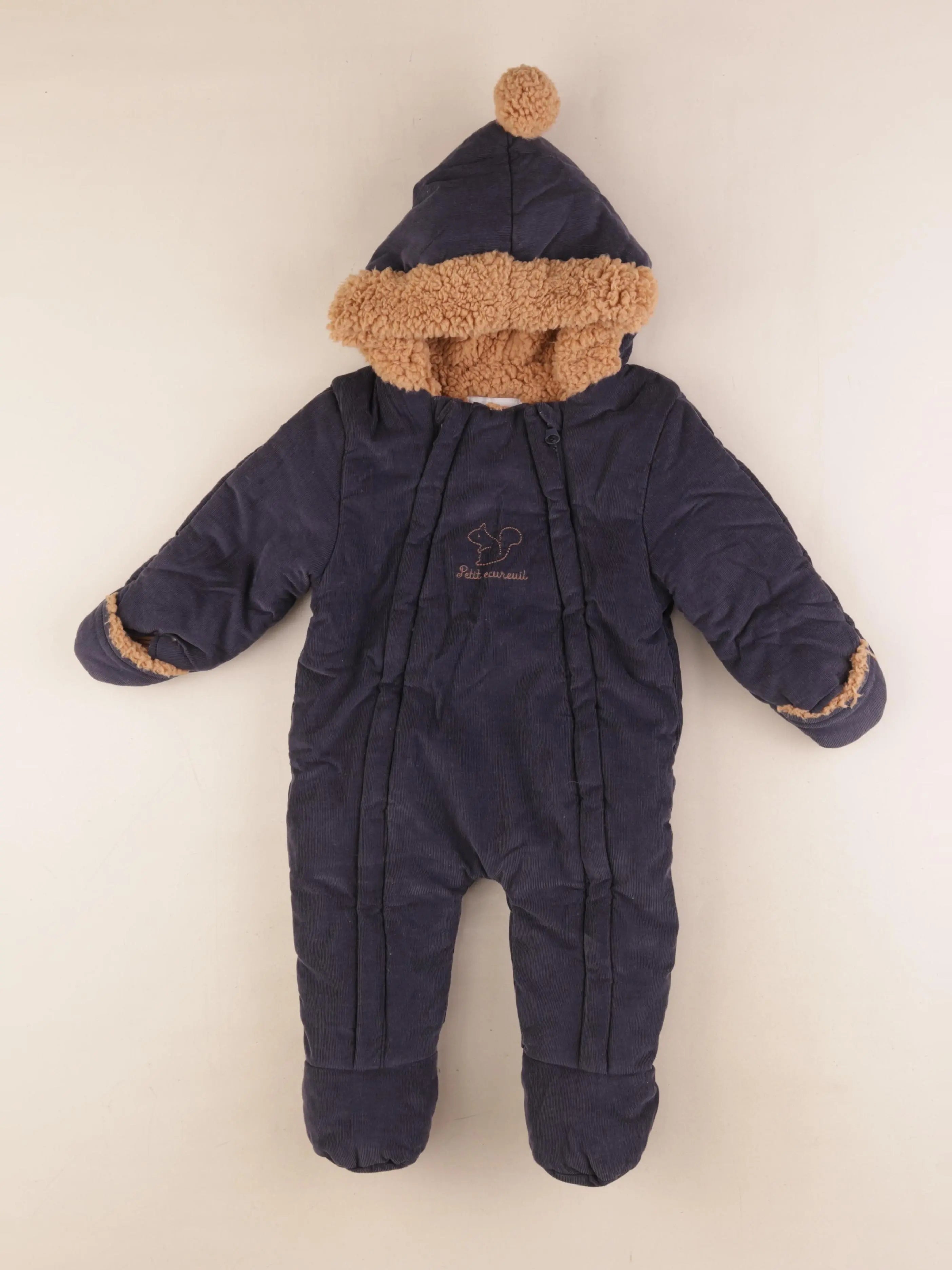 Vertbaudet - combi-pilote bleu - 6 mois